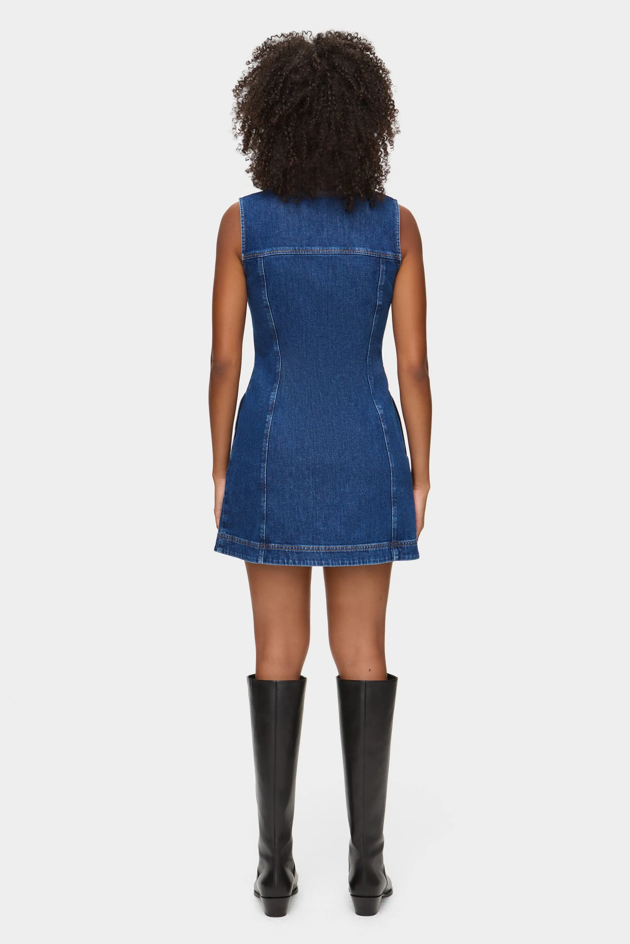 Ardy Mini Denim Dress sold by Aligne product image thumbnail 4
