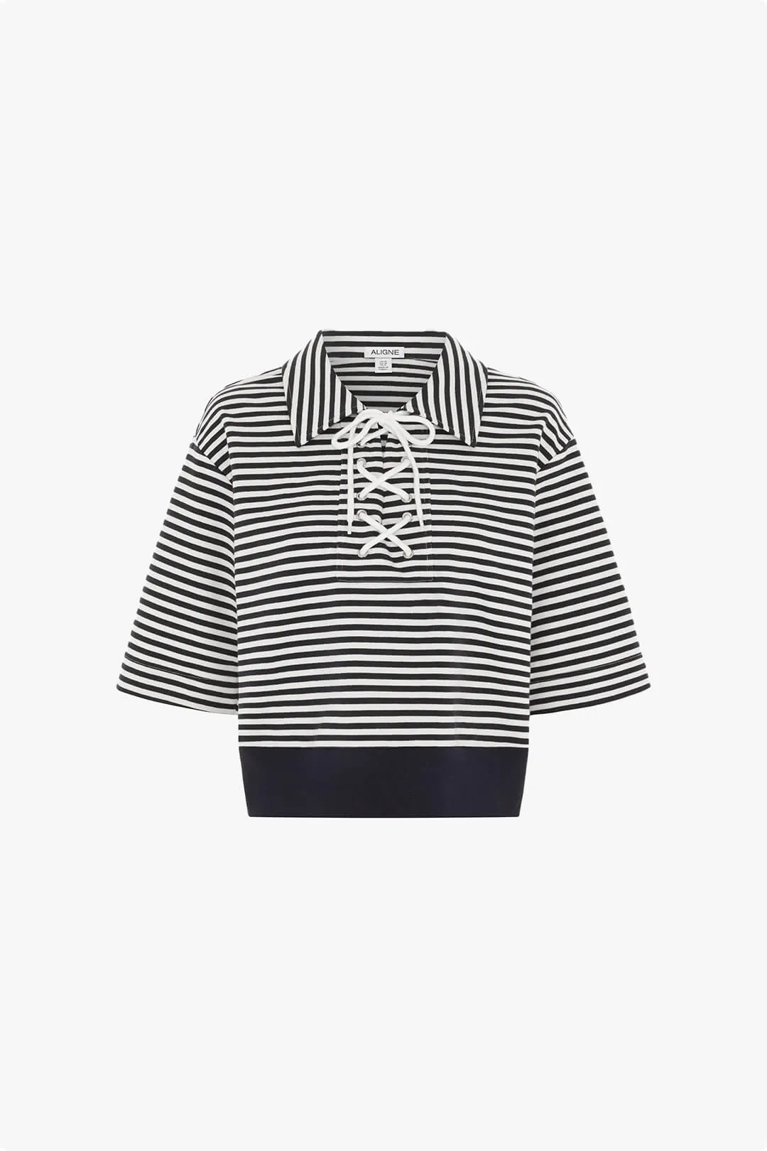 Arlo Lace-up Striped Top sold by Aligne product image thumbnail 5