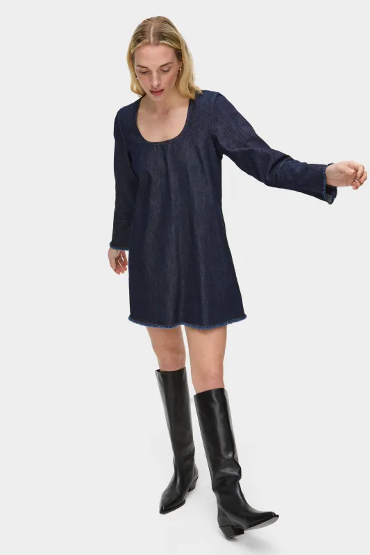 Lucas Mini Denim Dress sold by Aligne