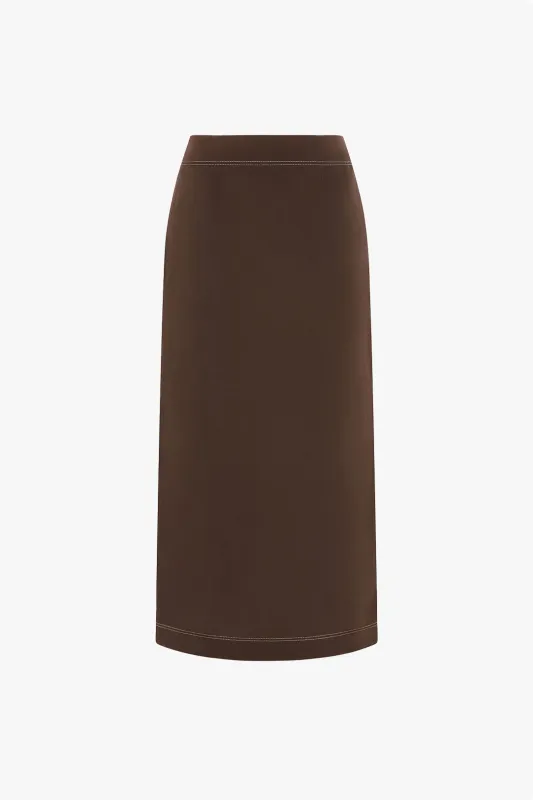 Mia Linen Maxi Skirt sold by Aligne