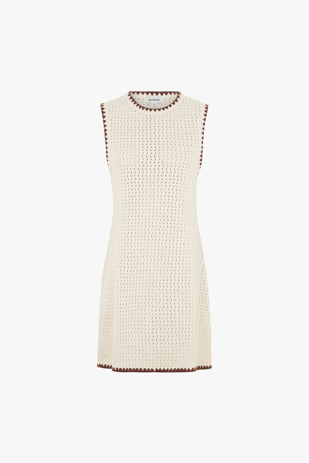 Immy Crochet Mini Dress sold by Aligne