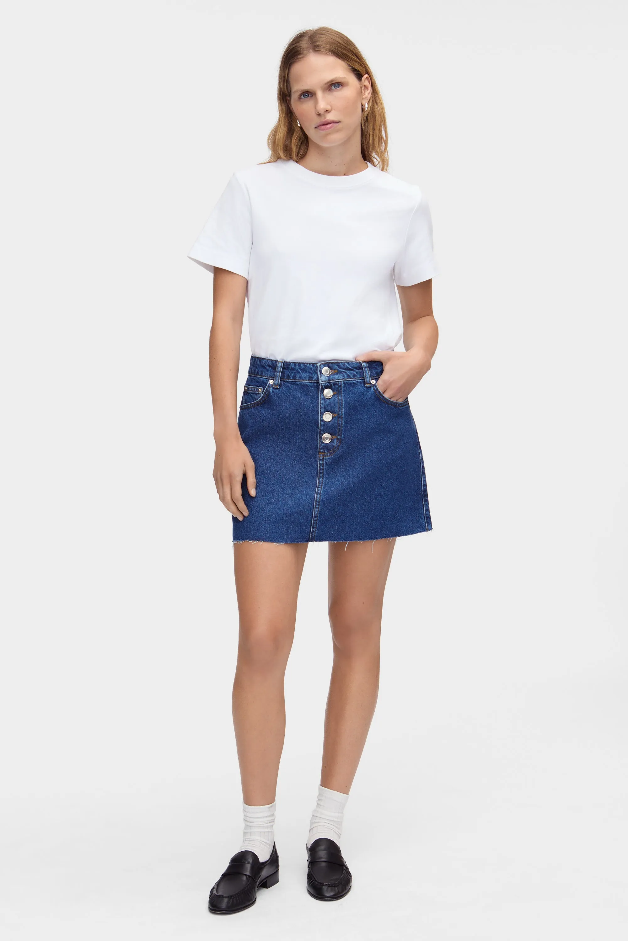 Corrie Denim Mini Skirt sold by Aligne product image thumbnail 2