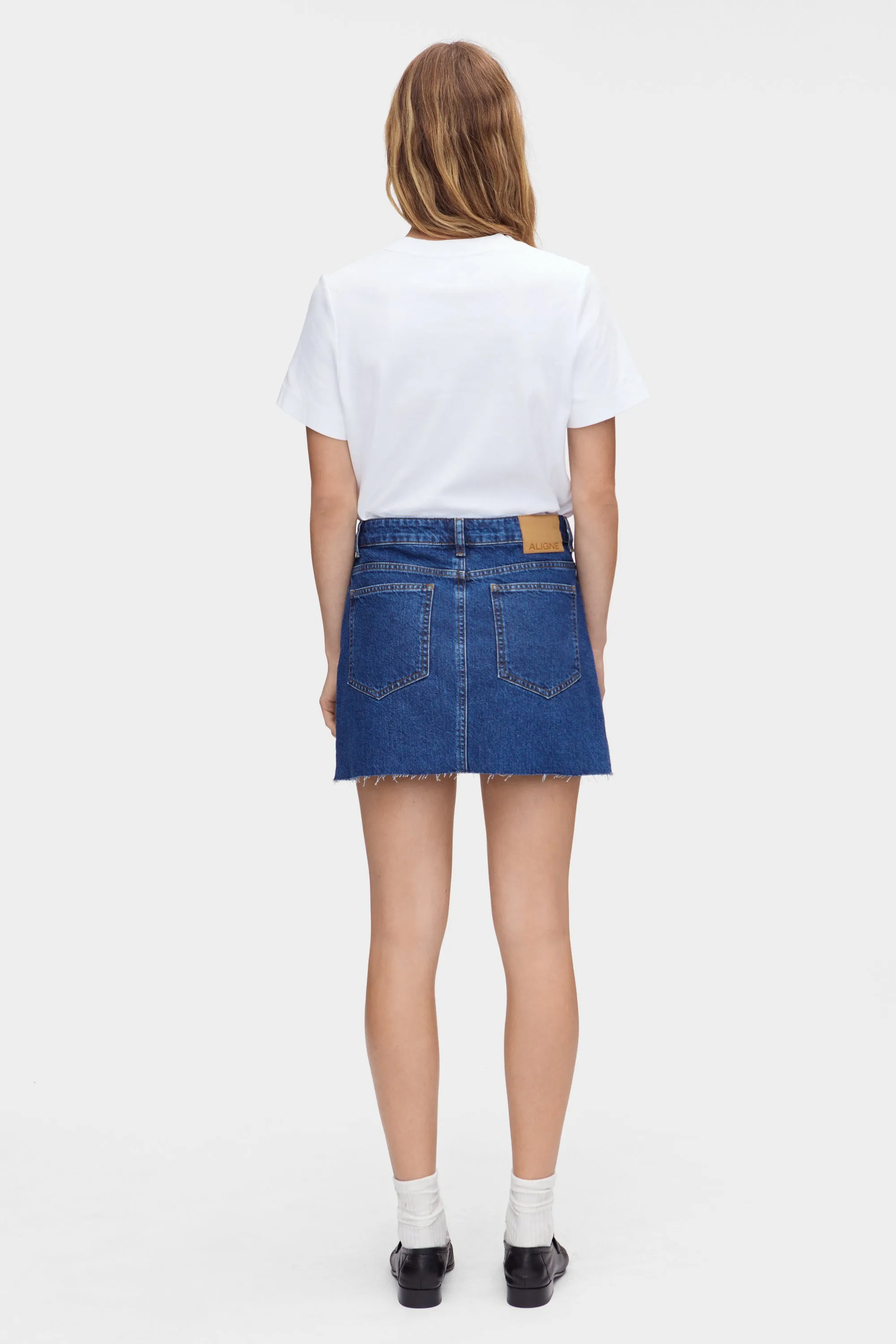 Corrie Denim Mini Skirt sold by Aligne product image thumbnail 4