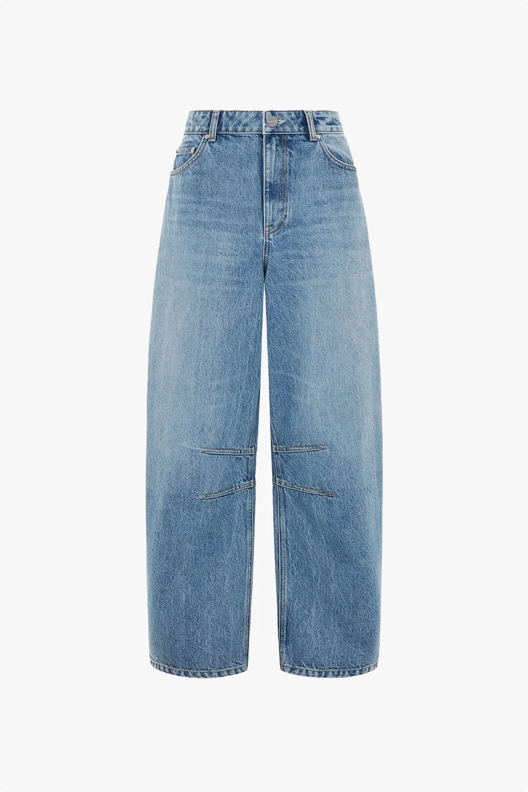 Mid Rise Rigid Barrel Jeans sold by Aligne product image thumbnail 5