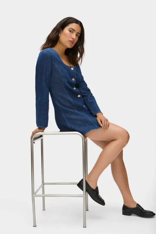 Pax Denim Mini Dress sold by Aligne