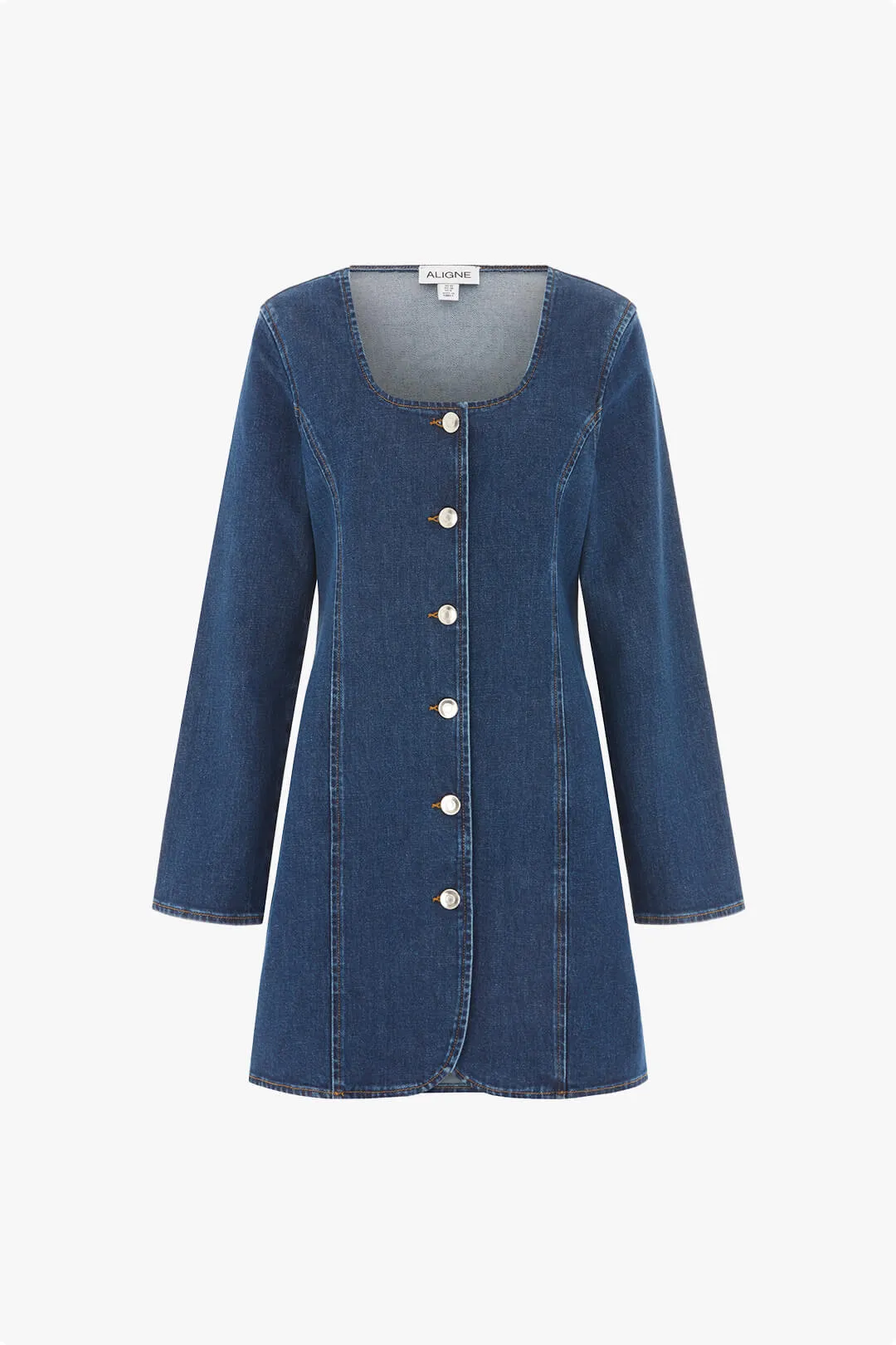 Pax Denim Mini Dress sold by Aligne product image thumbnail 5