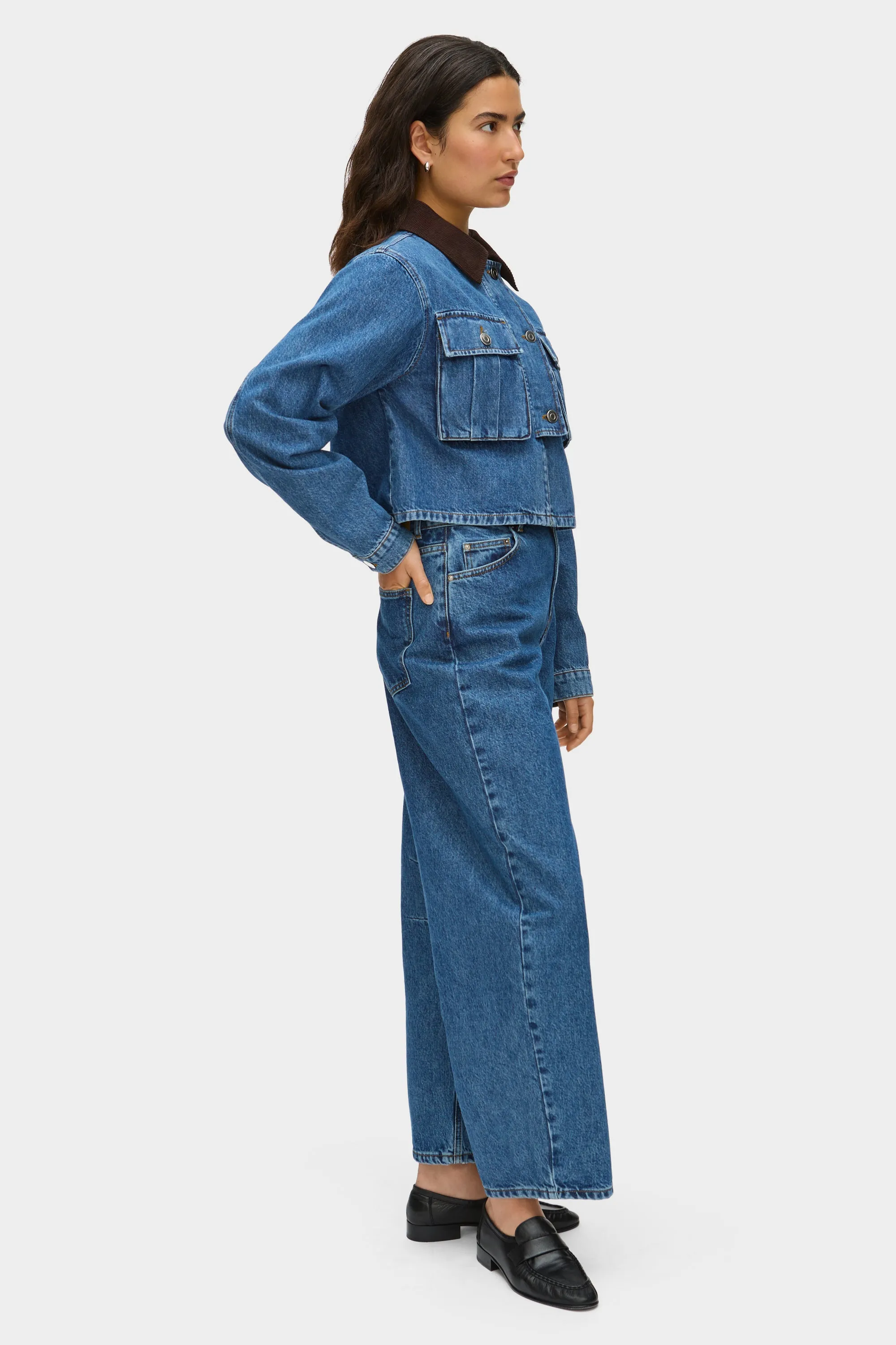 Ethan Short Denim Jacket sold by Aligne product image thumbnail 3