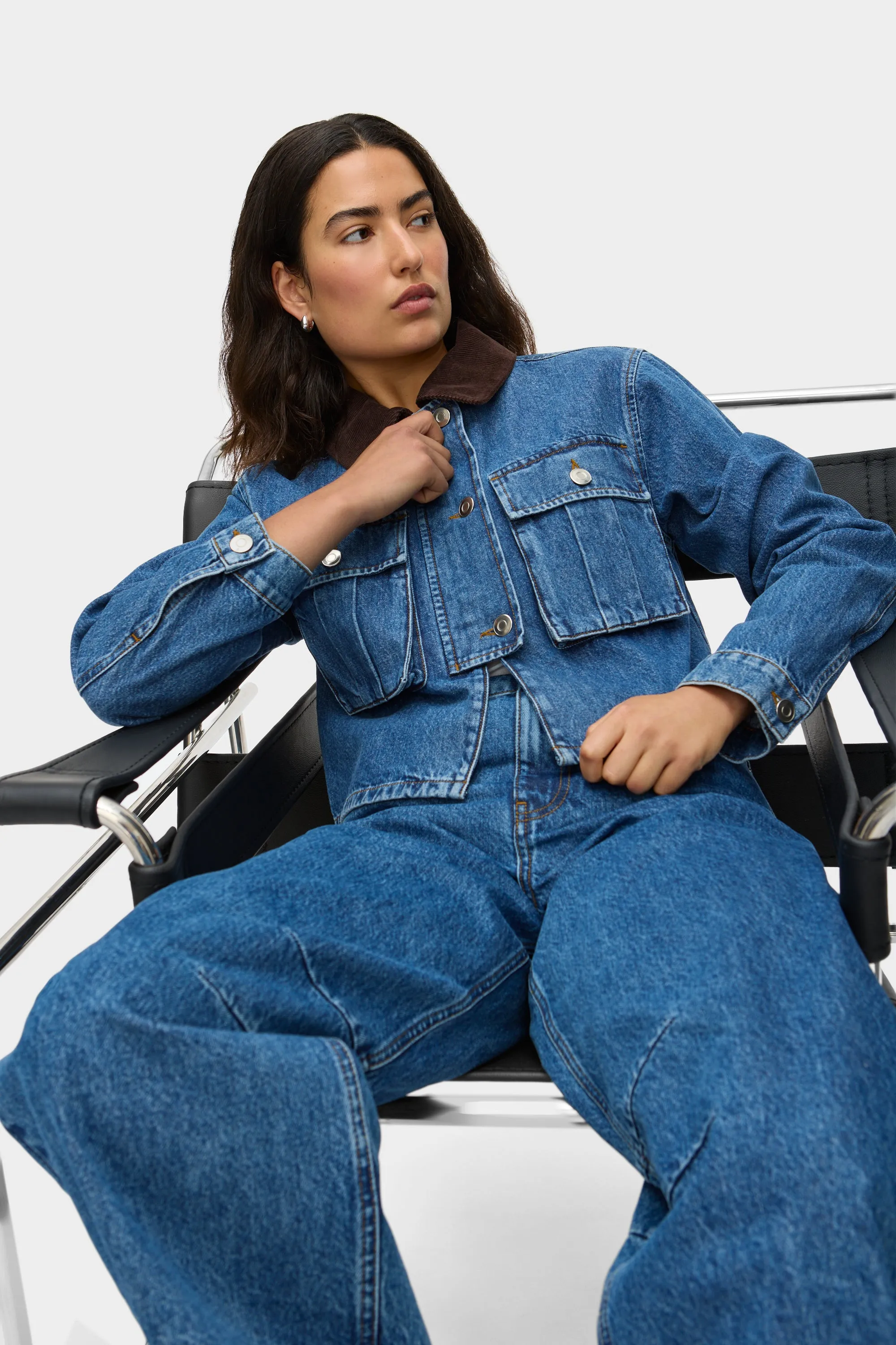 Ethan Short Denim Jacket sold by Aligne product image thumbnail 2