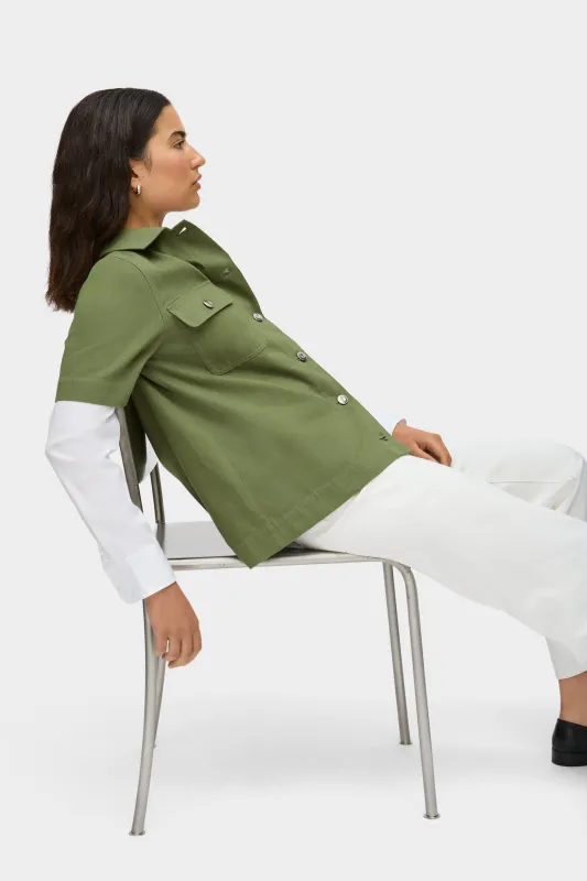 Laurel Short Sleeve Overshirt sold by Aligne