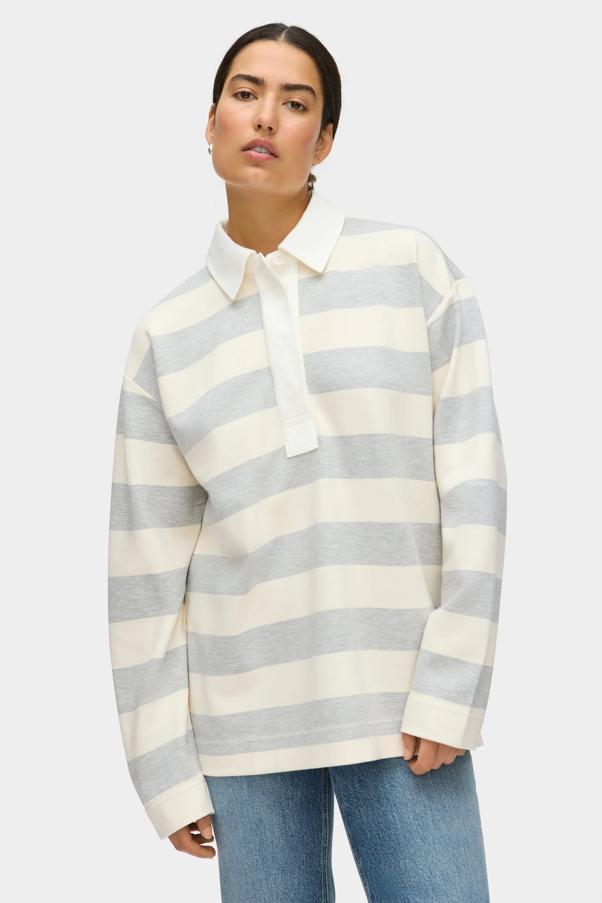 Joni Striped Rugby Top sold by Aligne