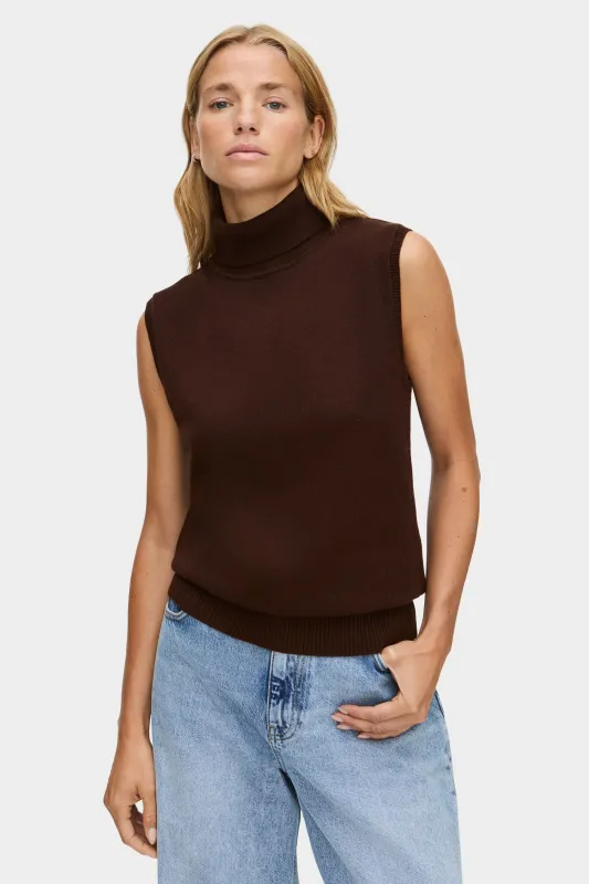 Gia Knitted Vest sold by Aligne