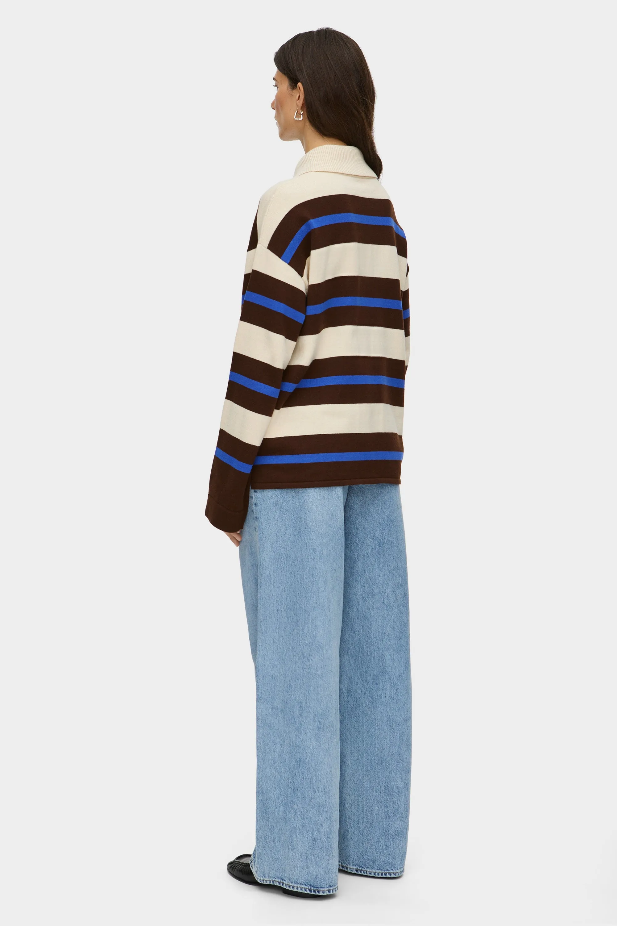 Ester Striped Polo Sweater sold by Aligne product image thumbnail 4