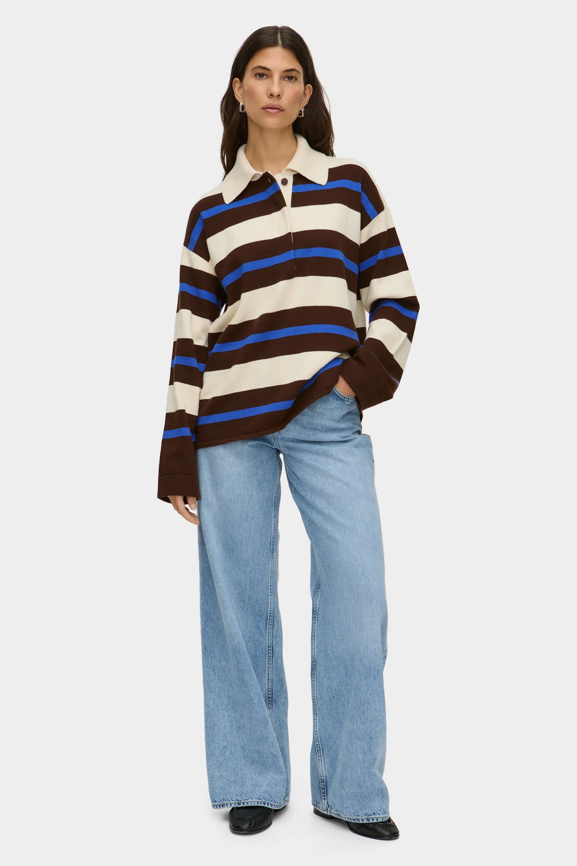 Ester Striped Polo Sweater sold by Aligne product image thumbnail 3