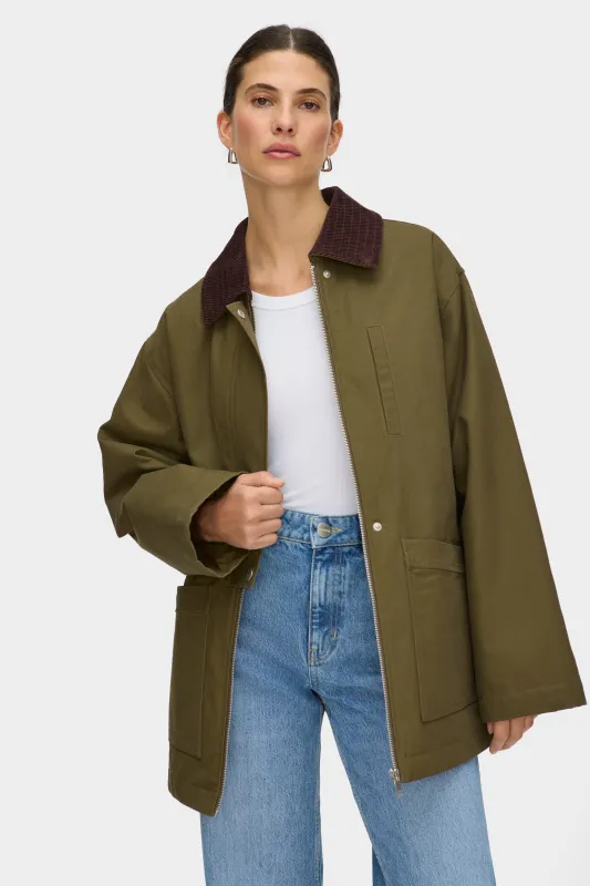 Oak Oversized Barn Coat sold by Aligne