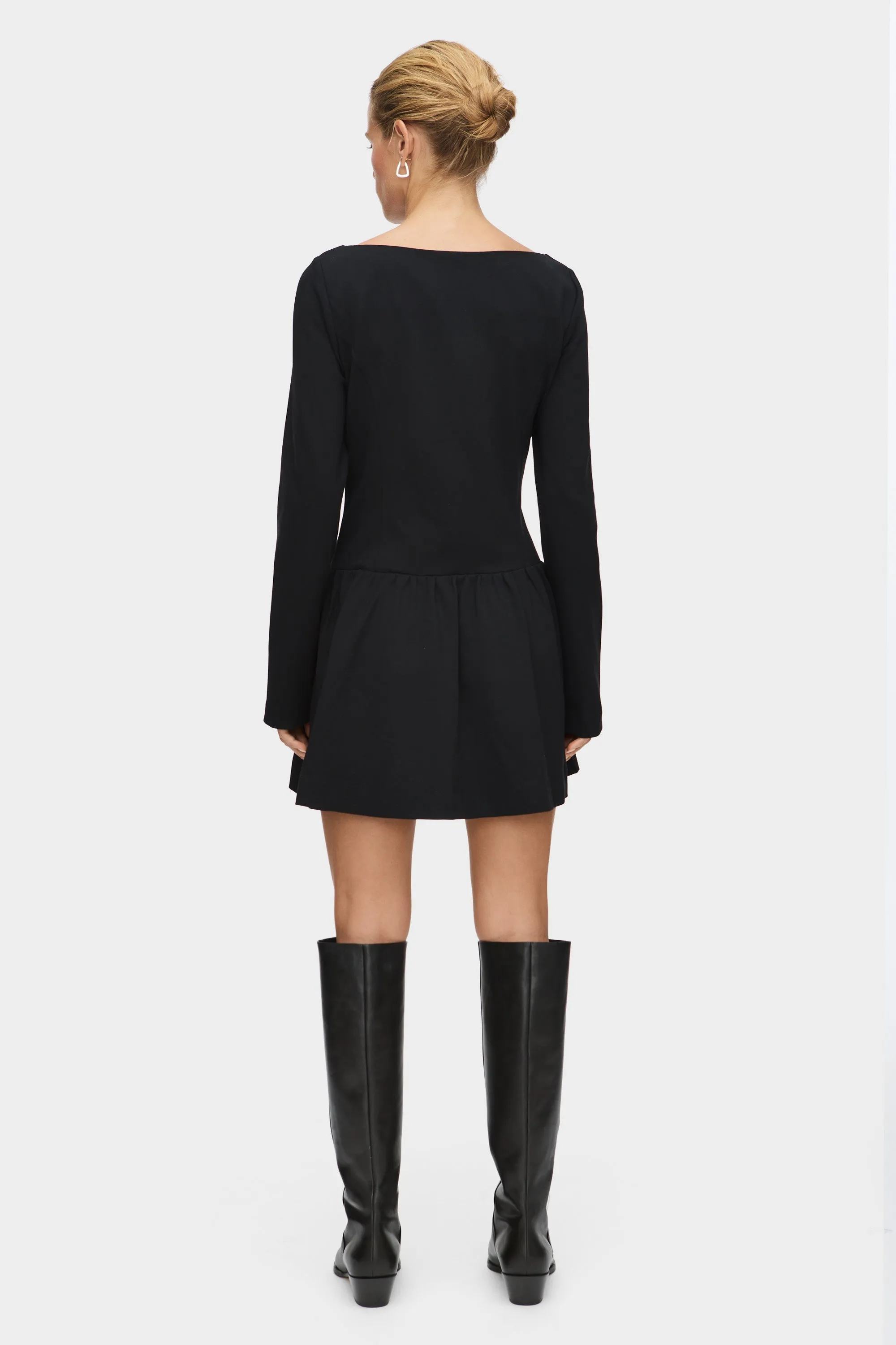 Angelica Peplum Ponte Mini Dress sold by Aligne product image thumbnail 4
