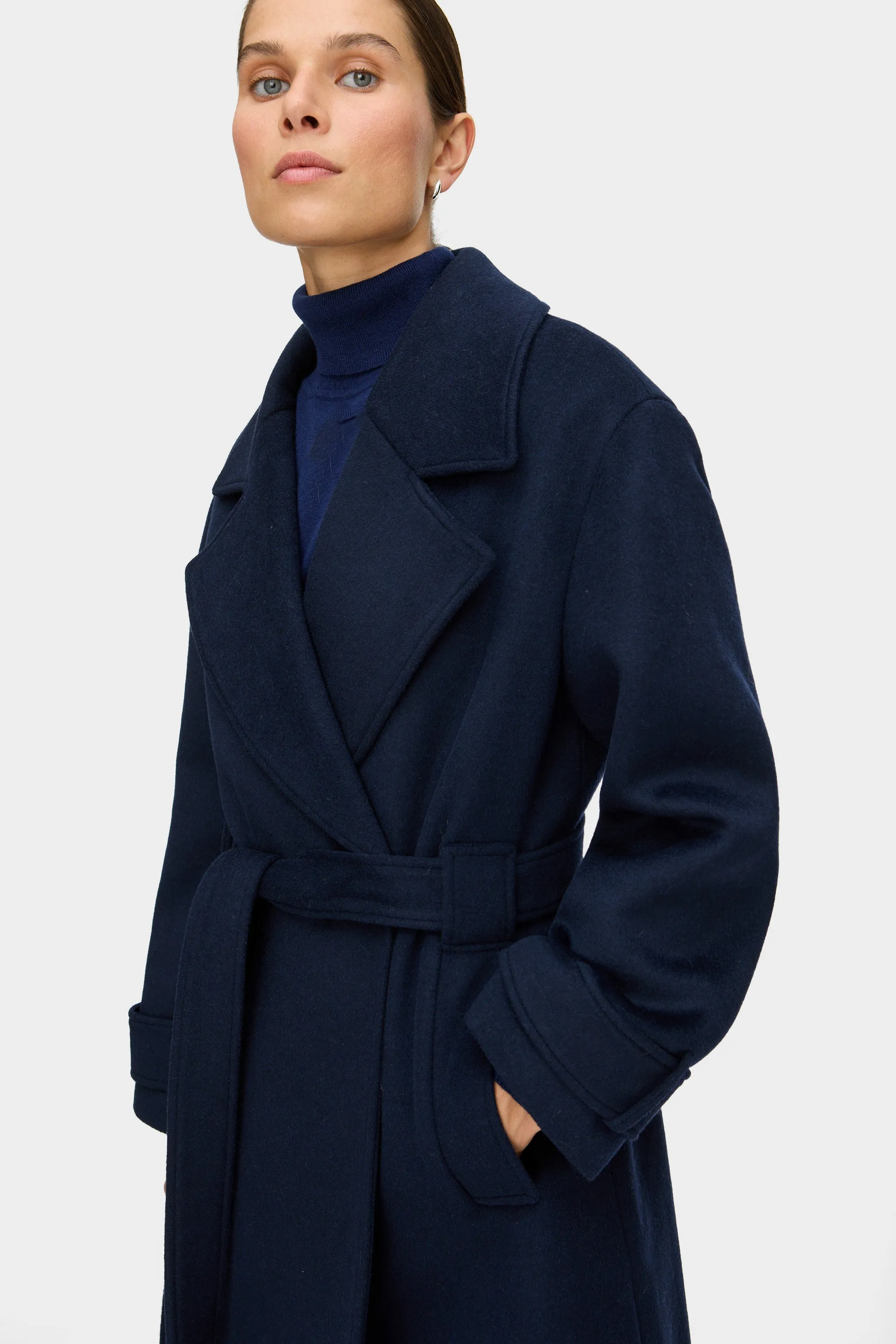 George Wrap Coat sold by Aligne