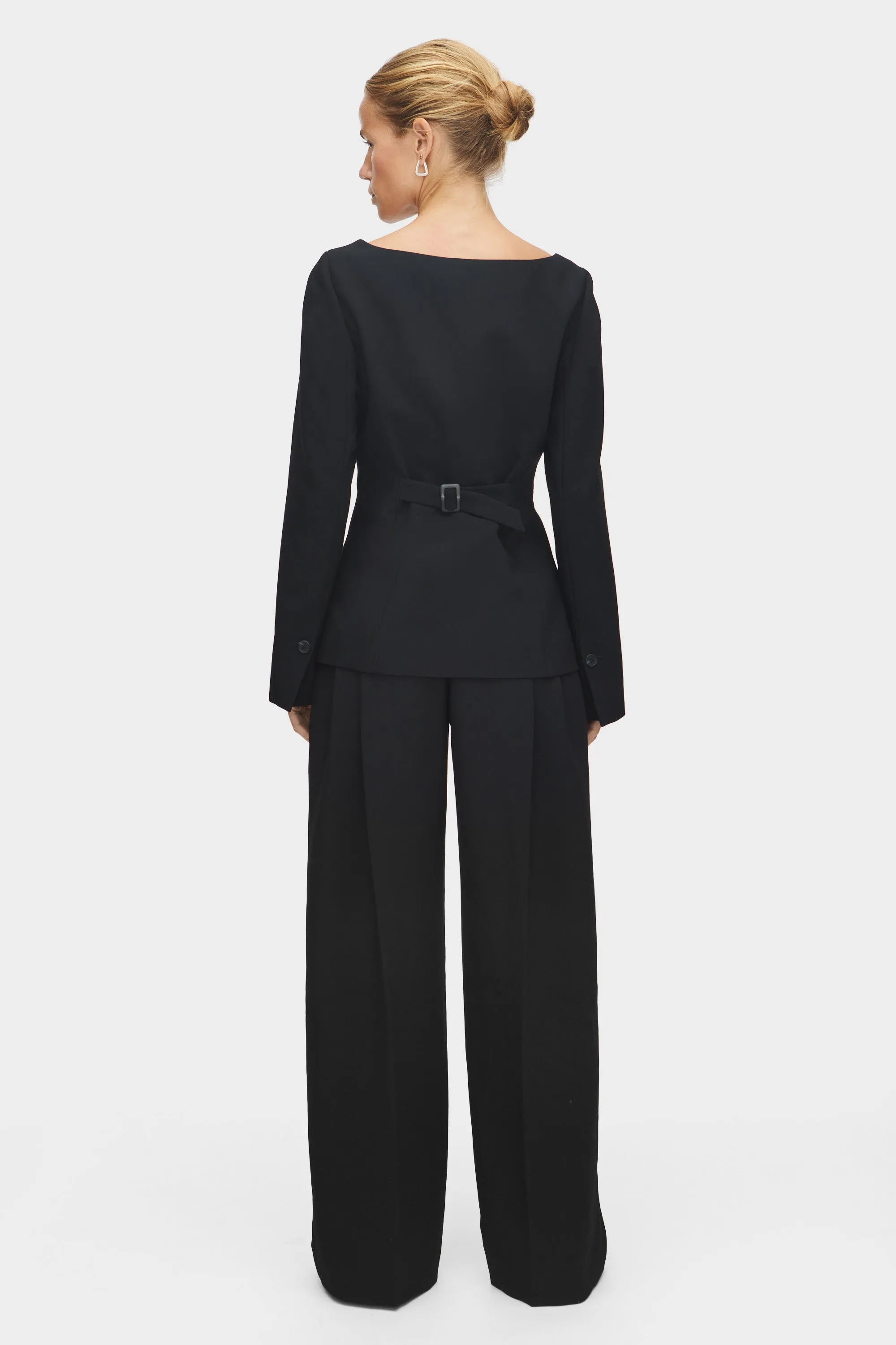 Genevieve Pleated Wide Leg Trouser sold by Aligne product image thumbnail 4