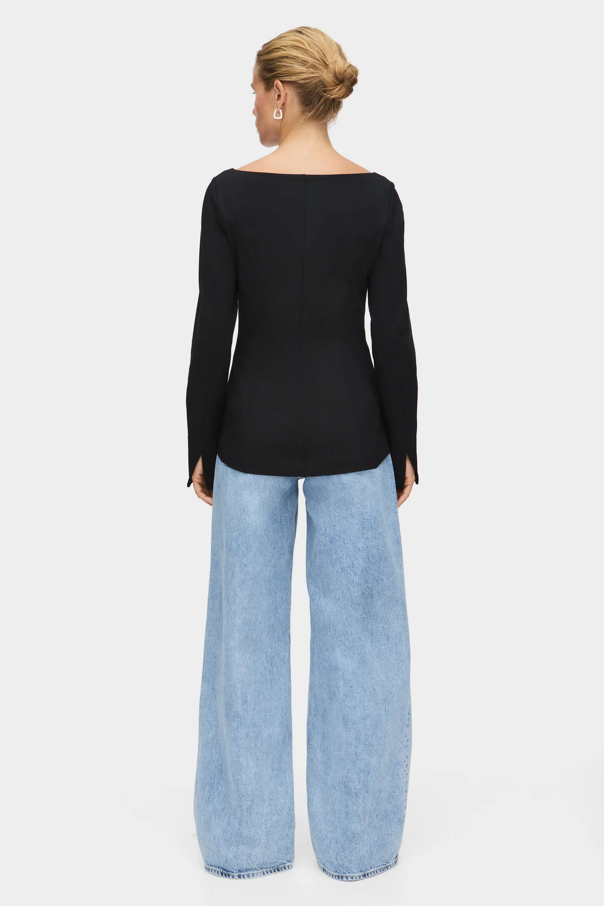 Caesar Ponte Boat Neck Top sold by Aligne product image thumbnail 4