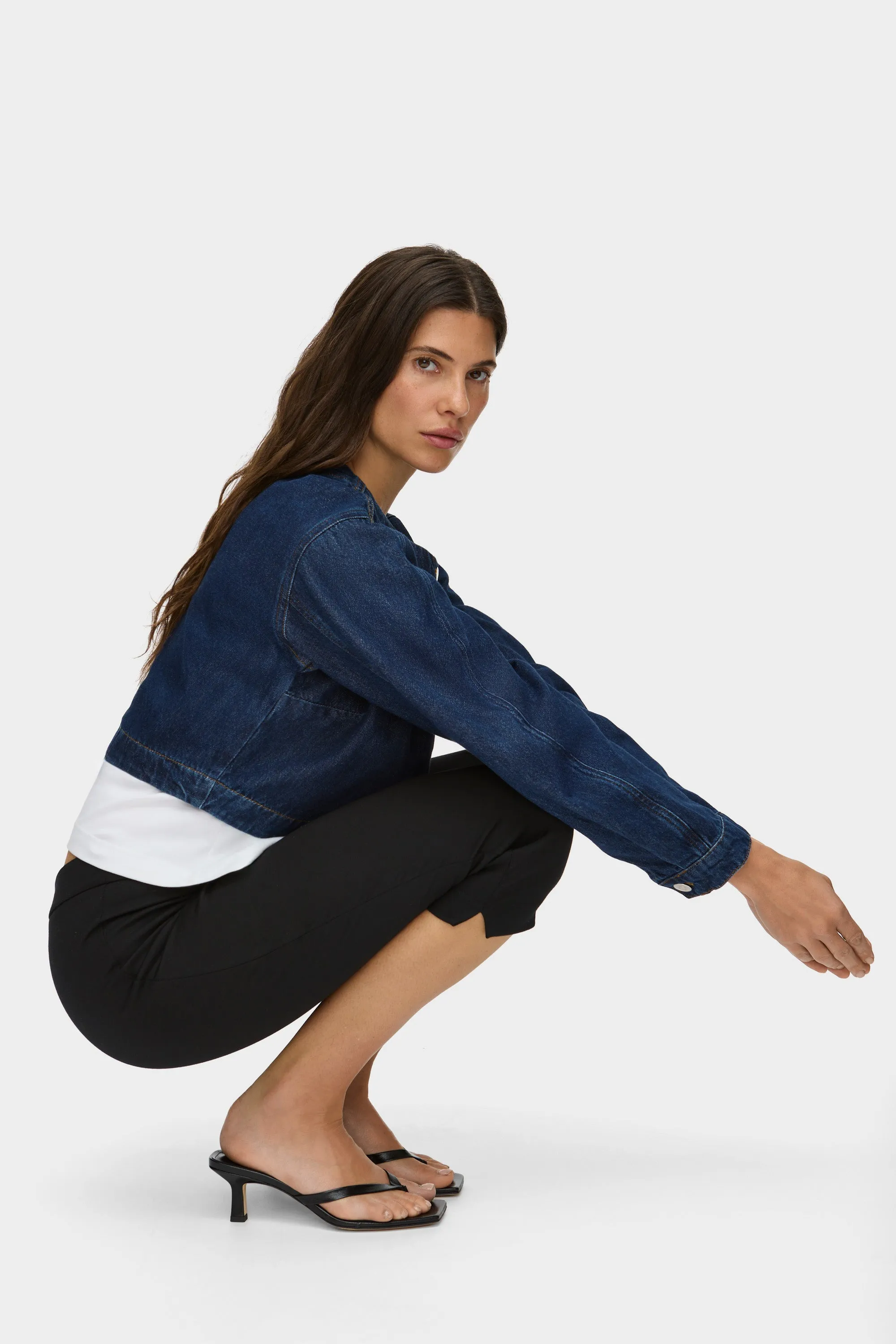 Savannah Ponte Capri Pants sold by Aligne