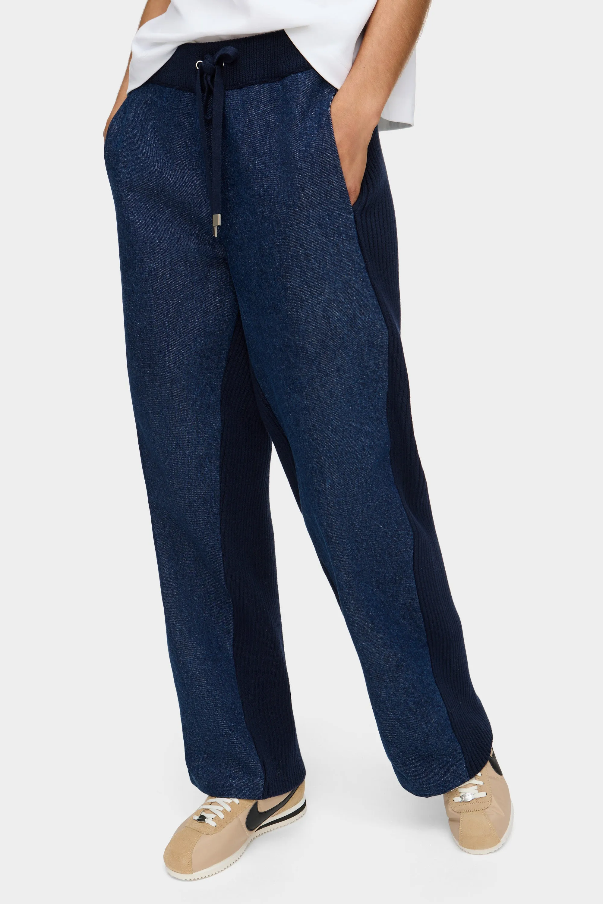 LB Lucia Knitted Denim Trouser sold by Aligne