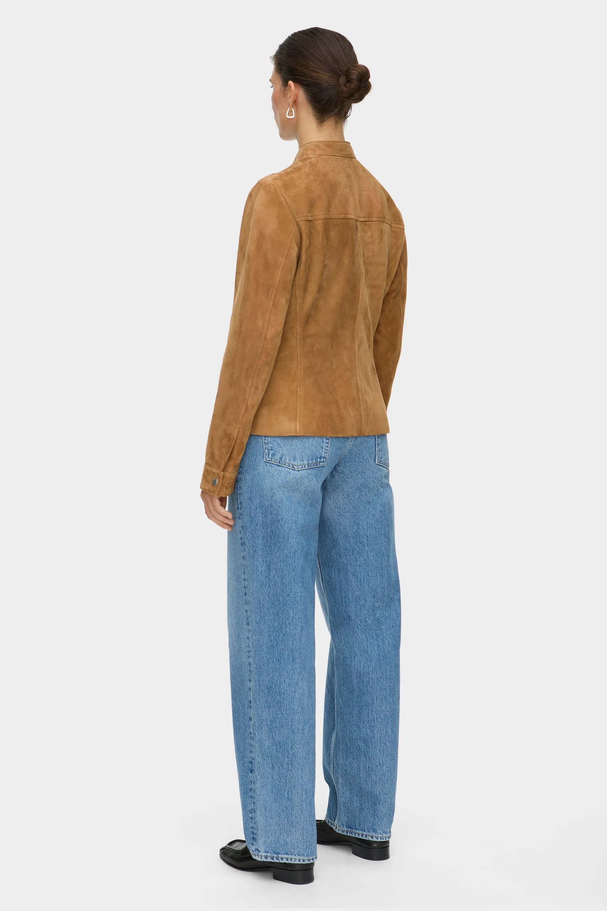 Malina Suede Biker Jacket sold by Aligne product image thumbnail 4