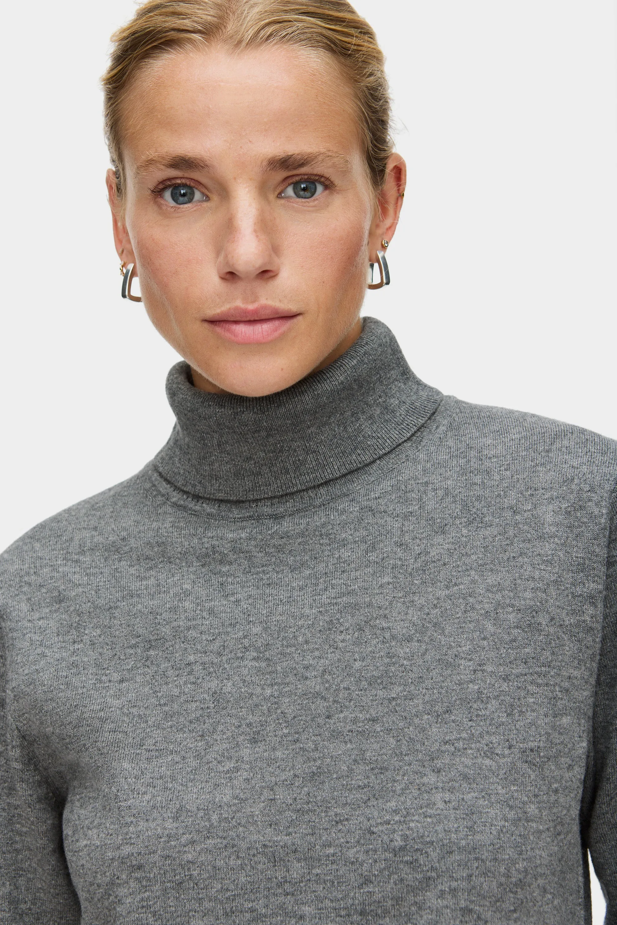 Katie Knitted Roll Neck Jumper sold by Aligne