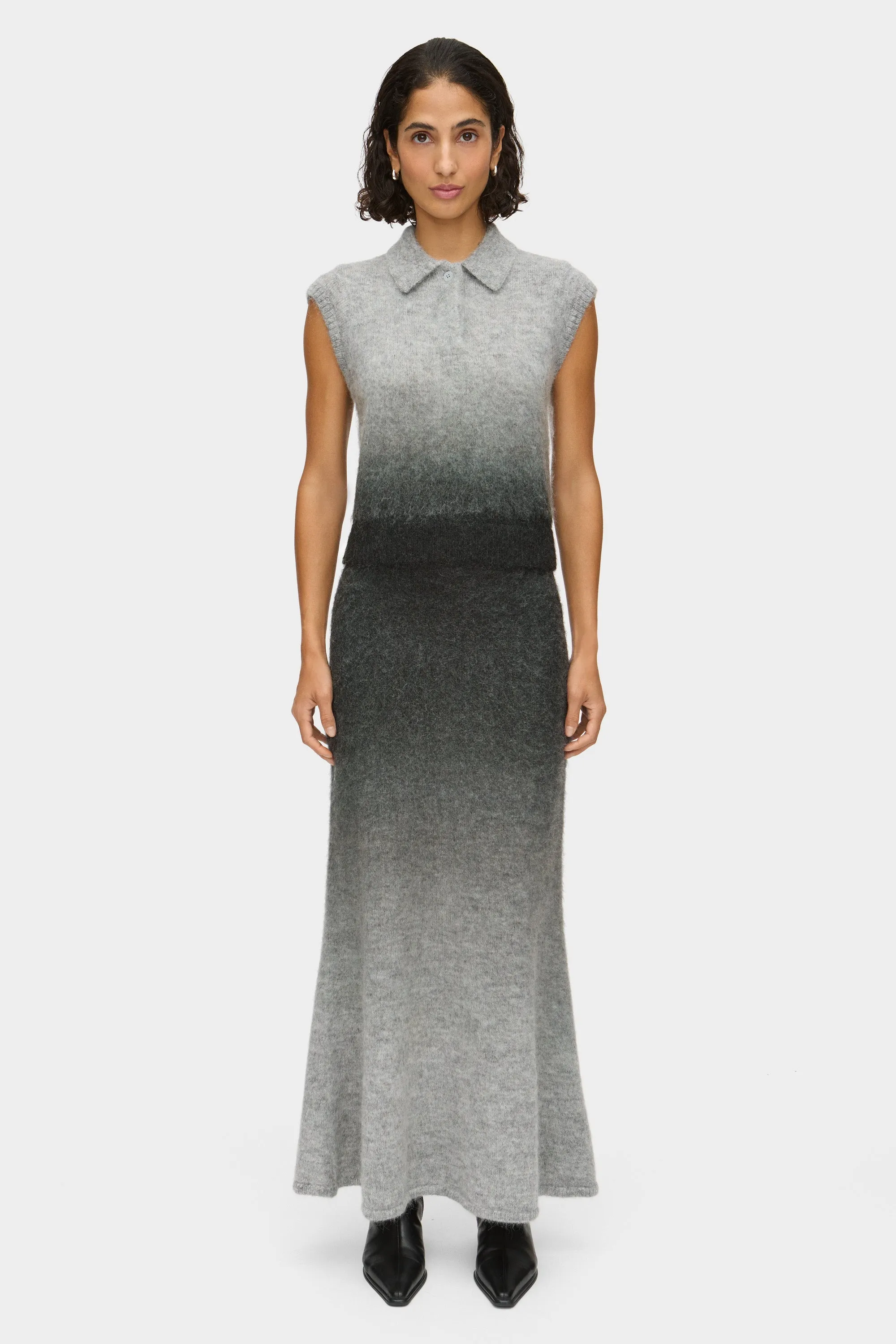Hattie Mohair Knitted Skirt sold by Aligne
