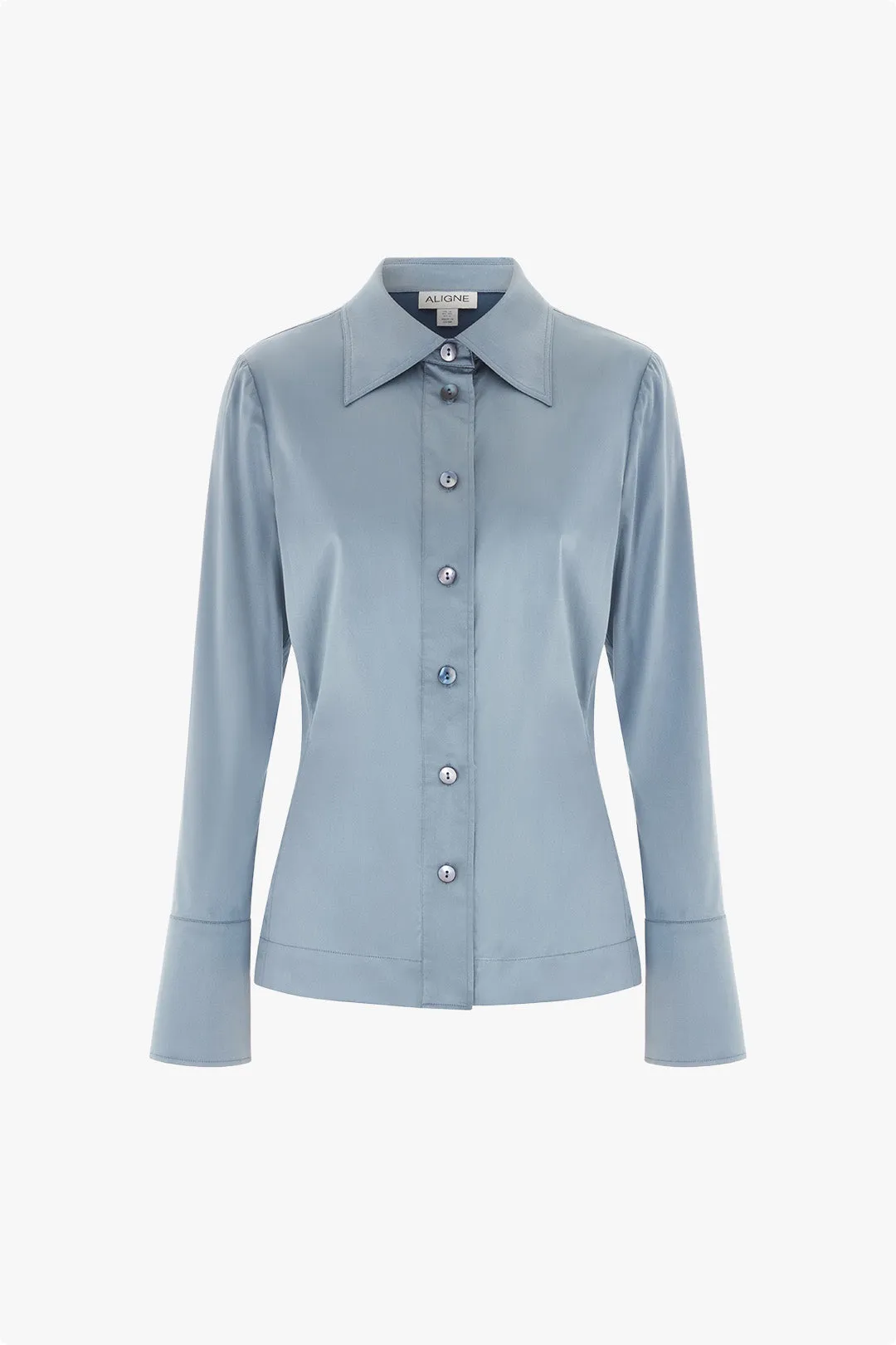 Janis Silk Satin Shirt sold by Aligne product image thumbnail 5