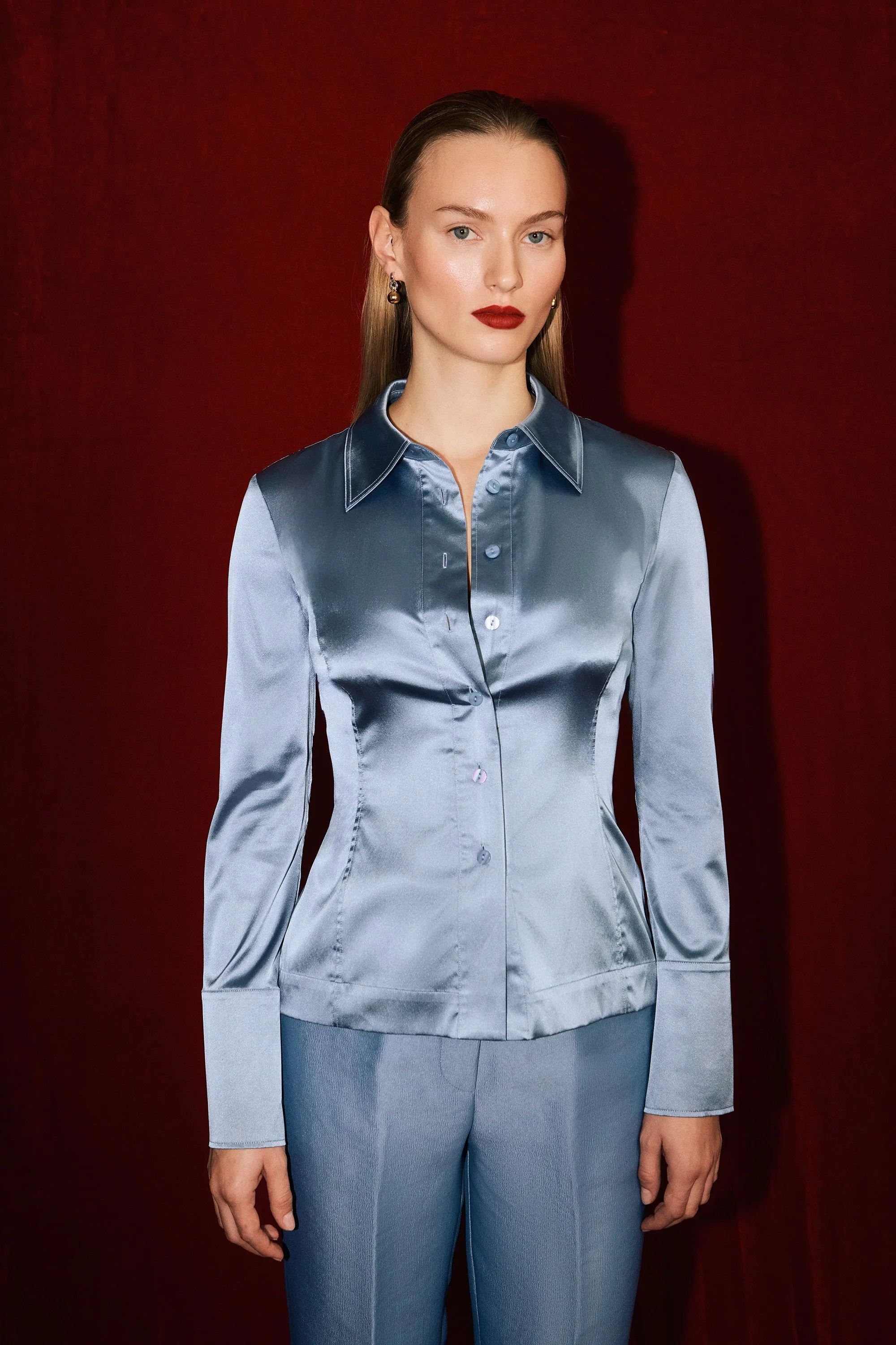 Janis Silk Satin Shirt sold by Aligne product image thumbnail 2