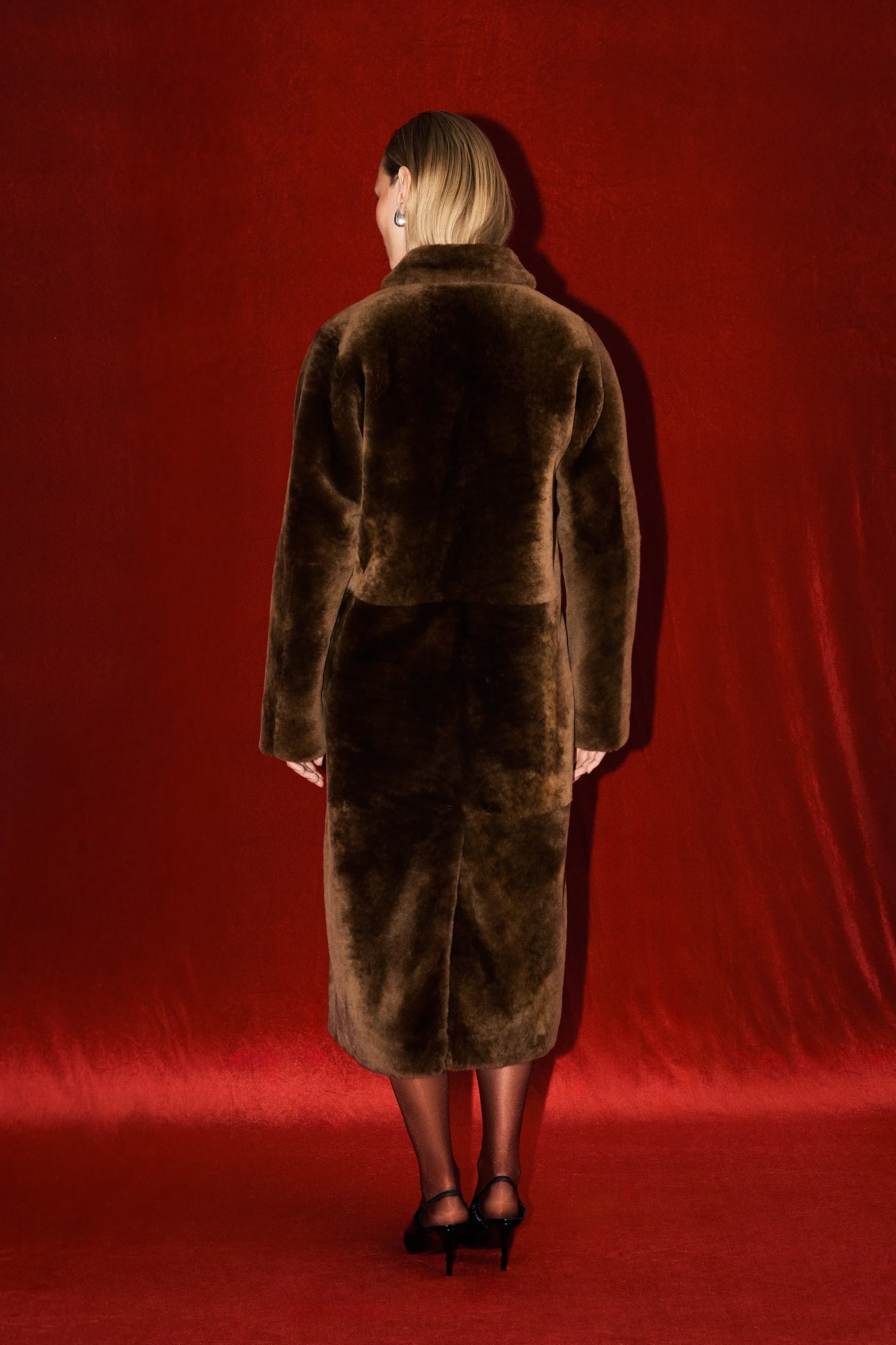 Rafella Shearling Fur Coat sold by Aligne product image thumbnail 4