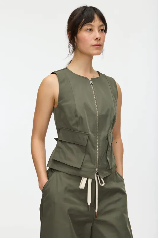 Rita Sleeveless Waistcoat sold by Aligne