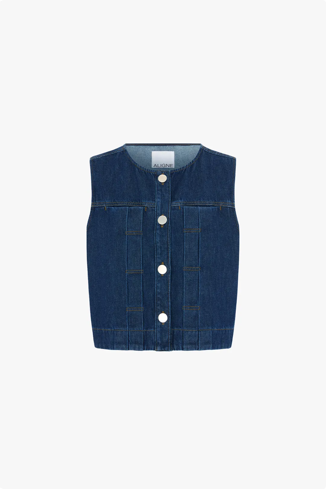 Bobbie Denim Sleeveless Top sold by Aligne product image thumbnail 5