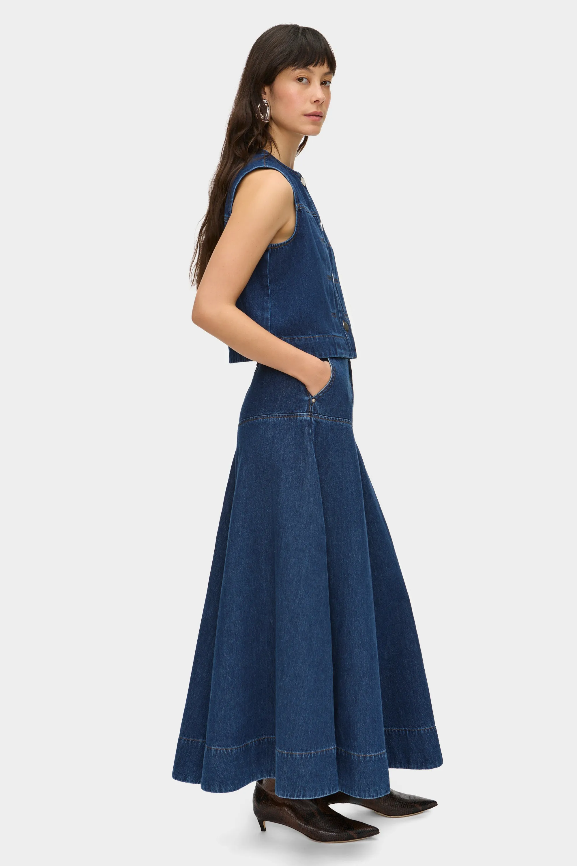 Bobbie Denim Sleeveless Top sold by Aligne product image thumbnail 3