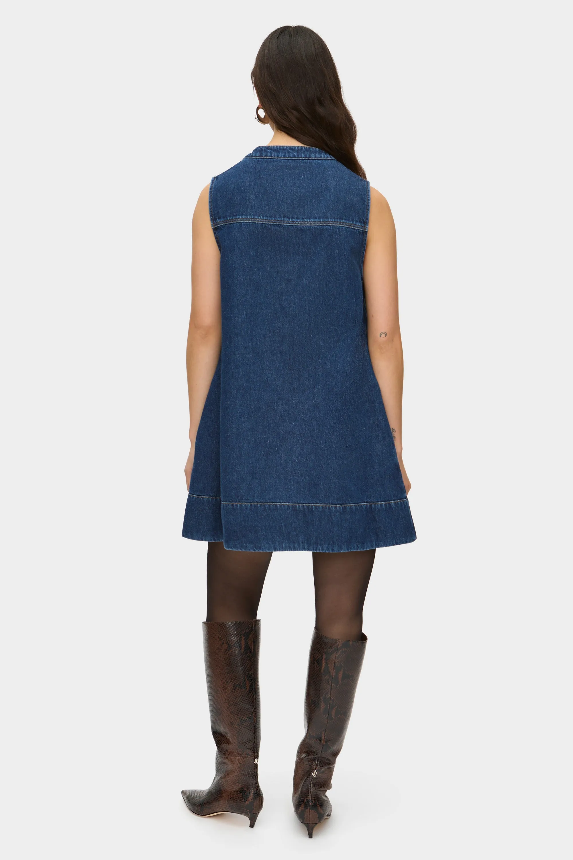 Rory Denim Mini Dress sold by Aligne product image thumbnail 4