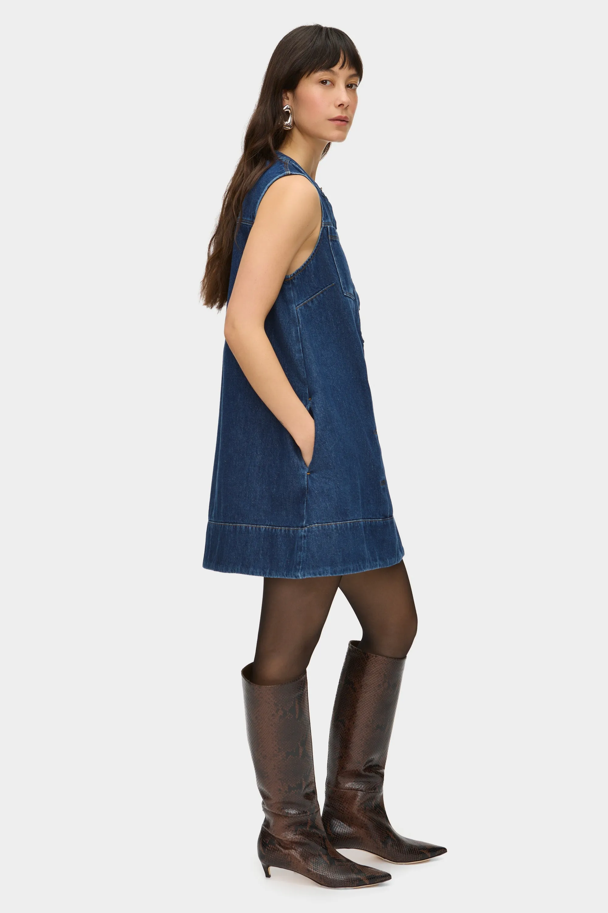 Rory Denim Mini Dress sold by Aligne product image thumbnail 3