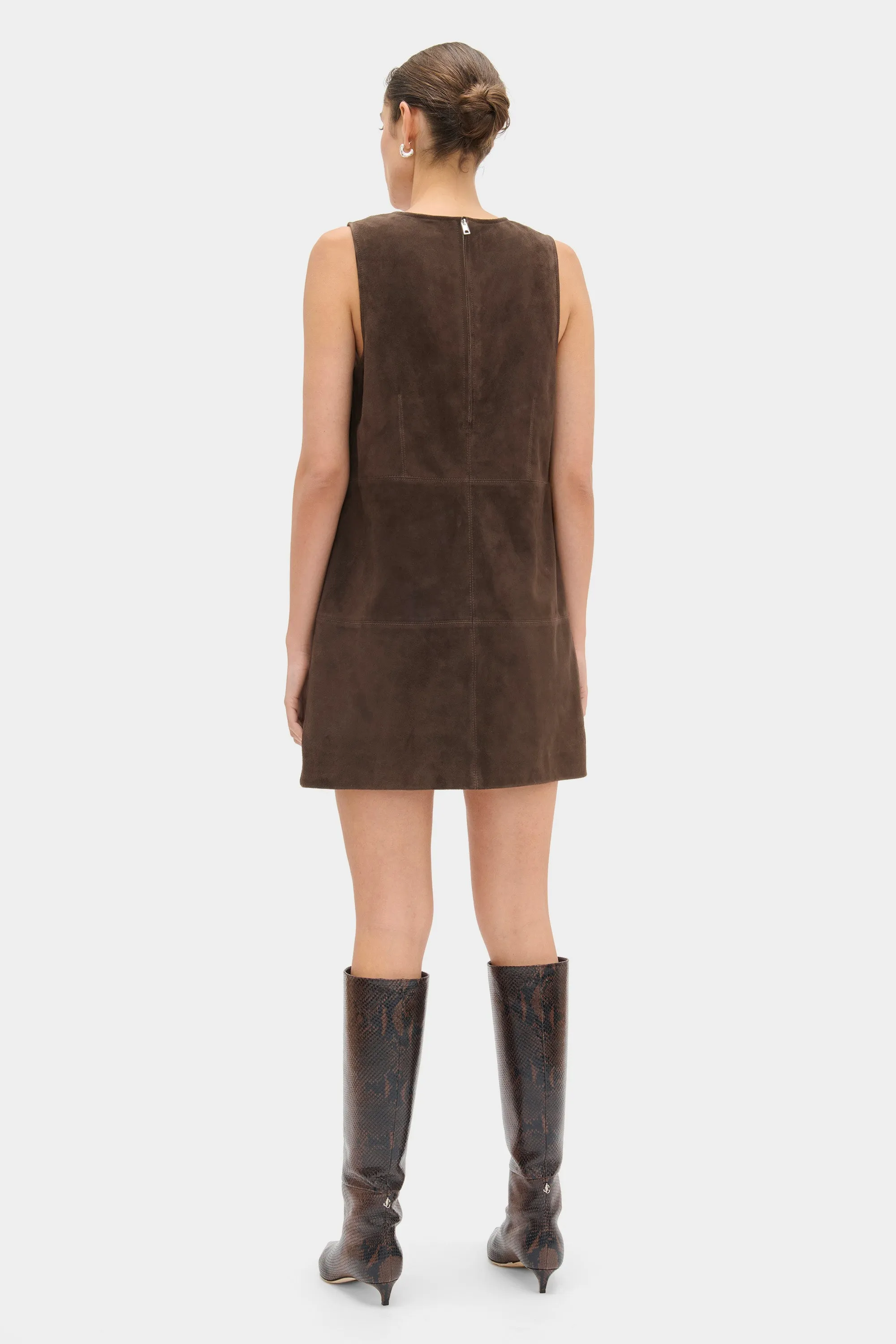 Piper Suede Mini Dress sold by Aligne product image thumbnail 4