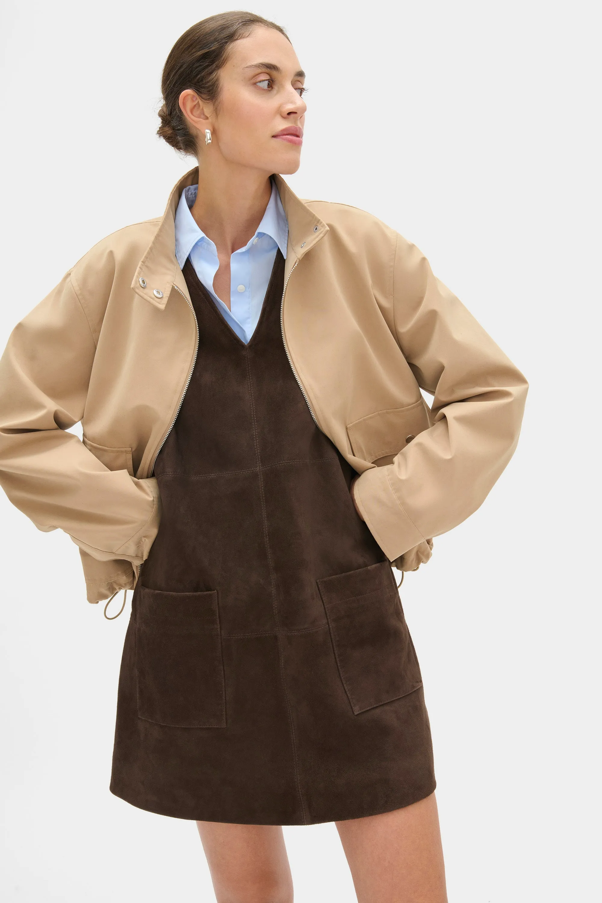 Piper Suede Mini Dress sold by Aligne product image thumbnail 3