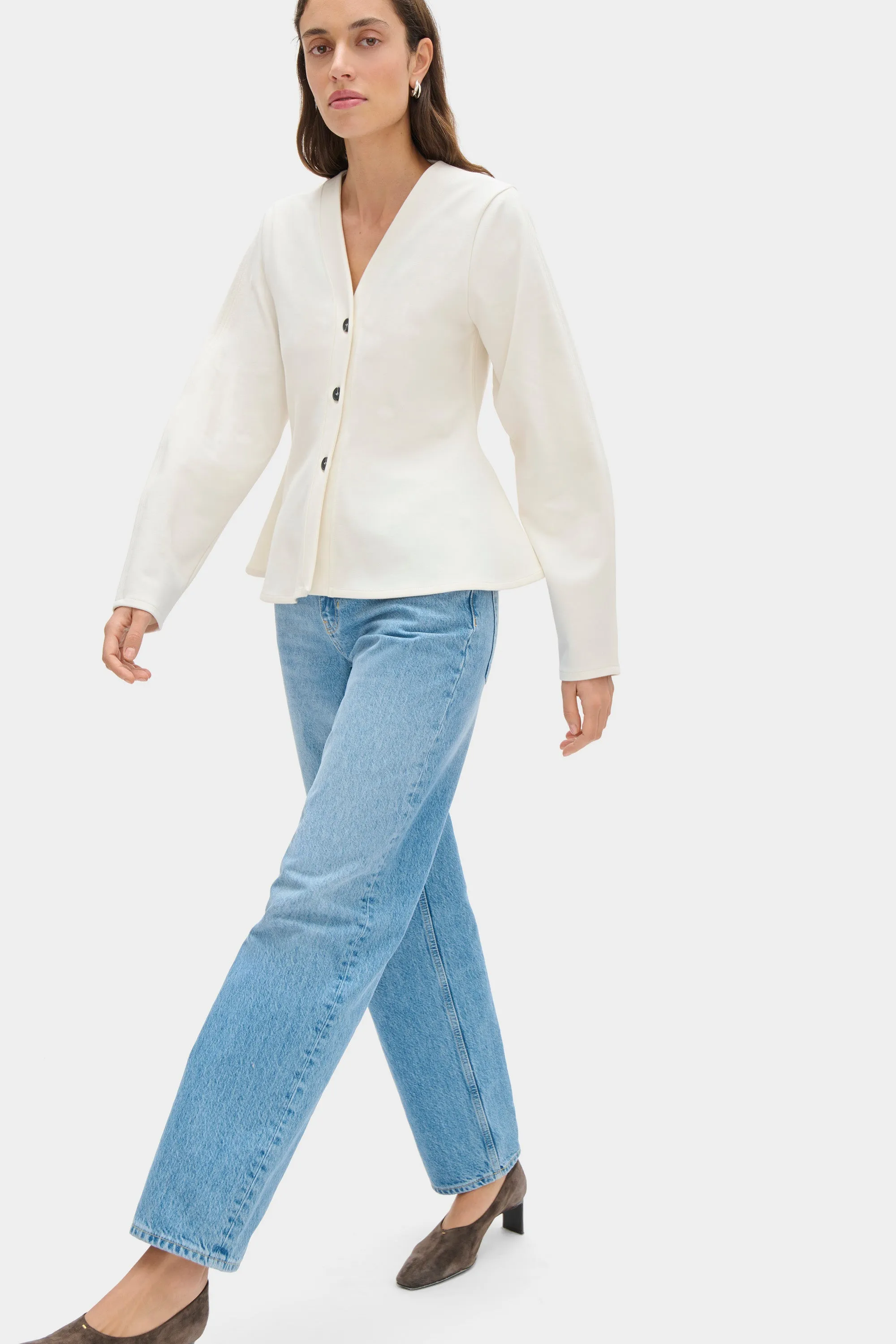 Azalea Peplum Ponte Top sold by Aligne product image thumbnail 2