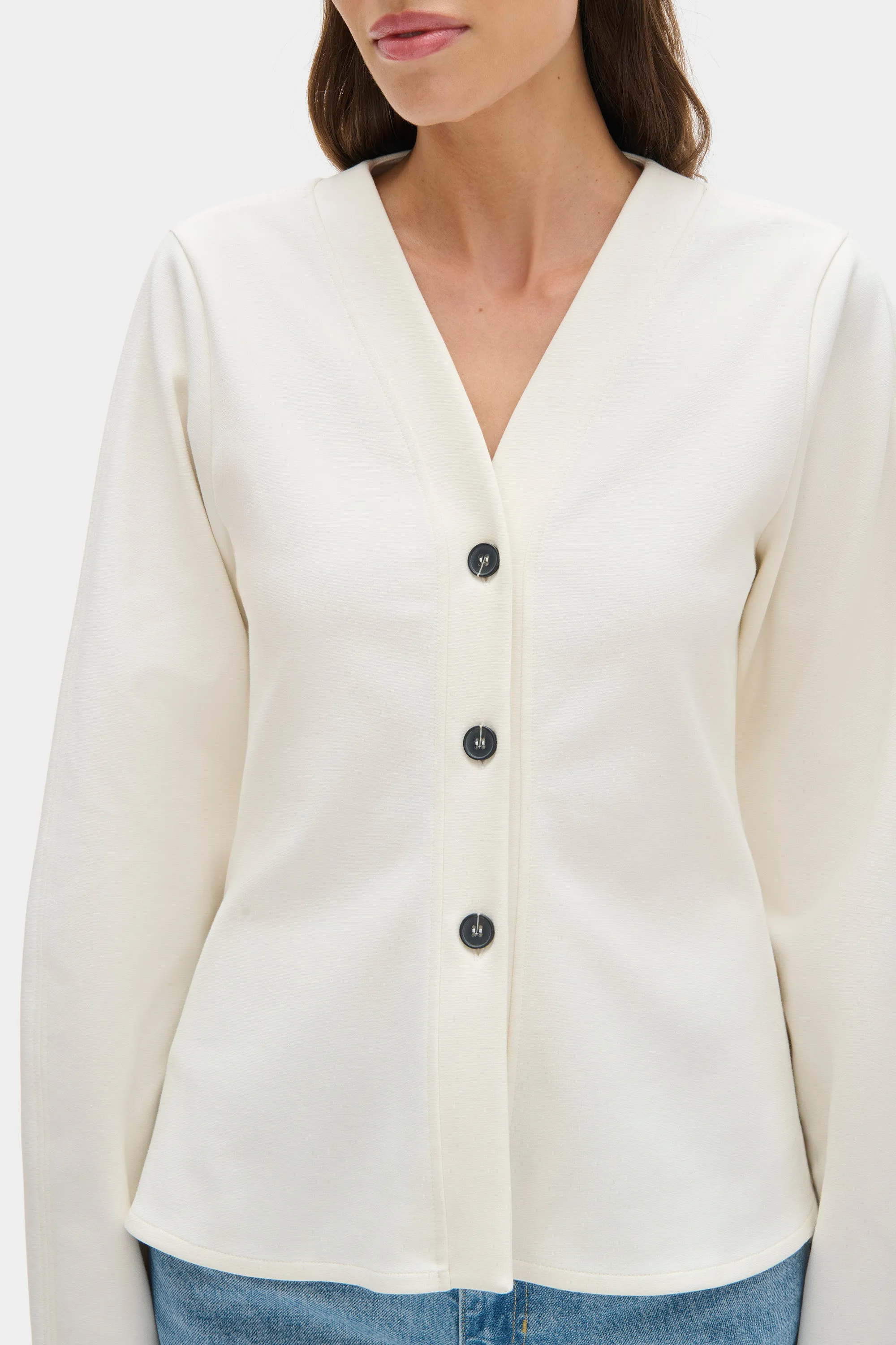 Azalea Peplum Ponte Top sold by Aligne product image thumbnail 3