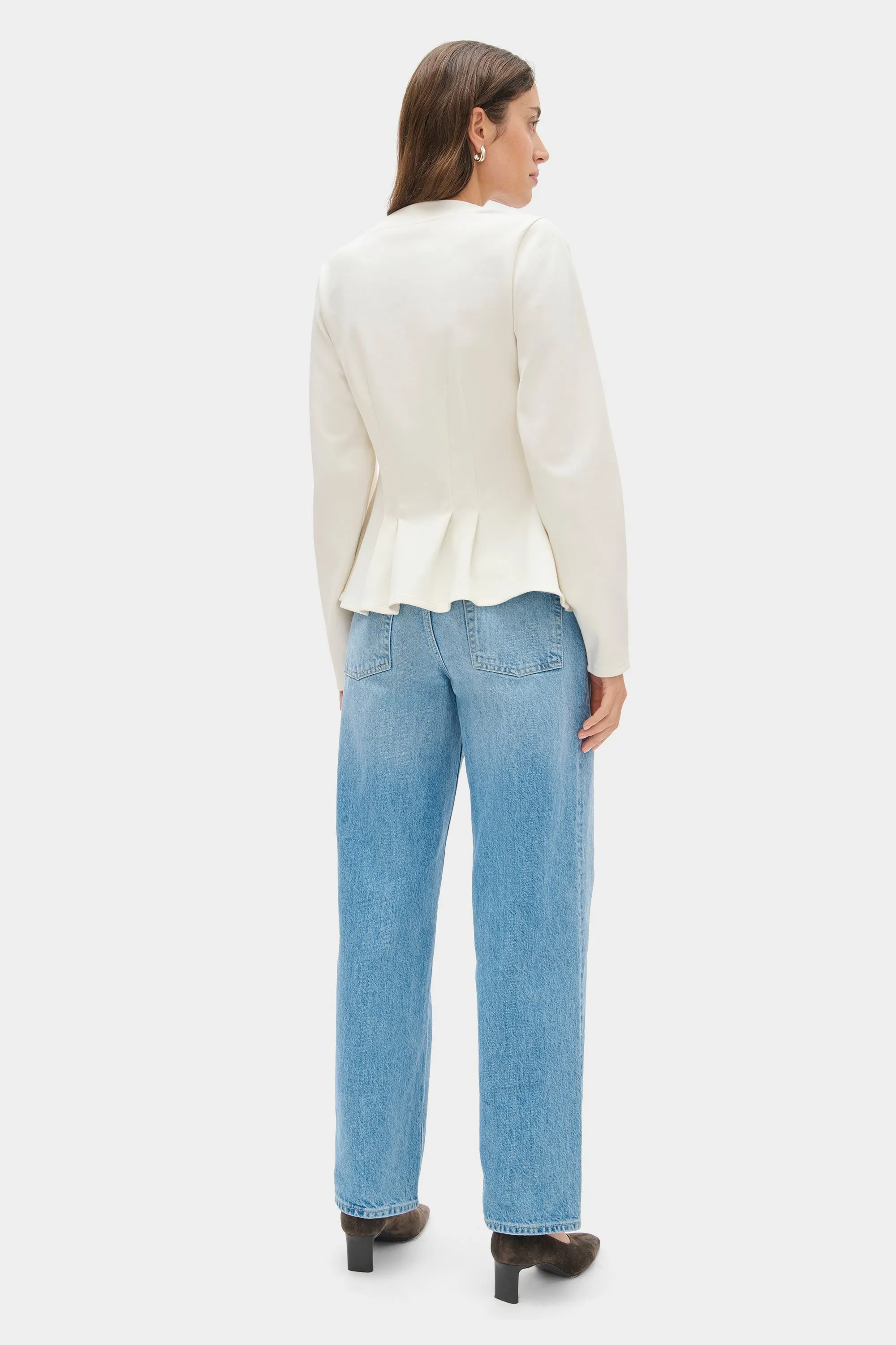 Azalea Peplum Ponte Top sold by Aligne product image thumbnail 4