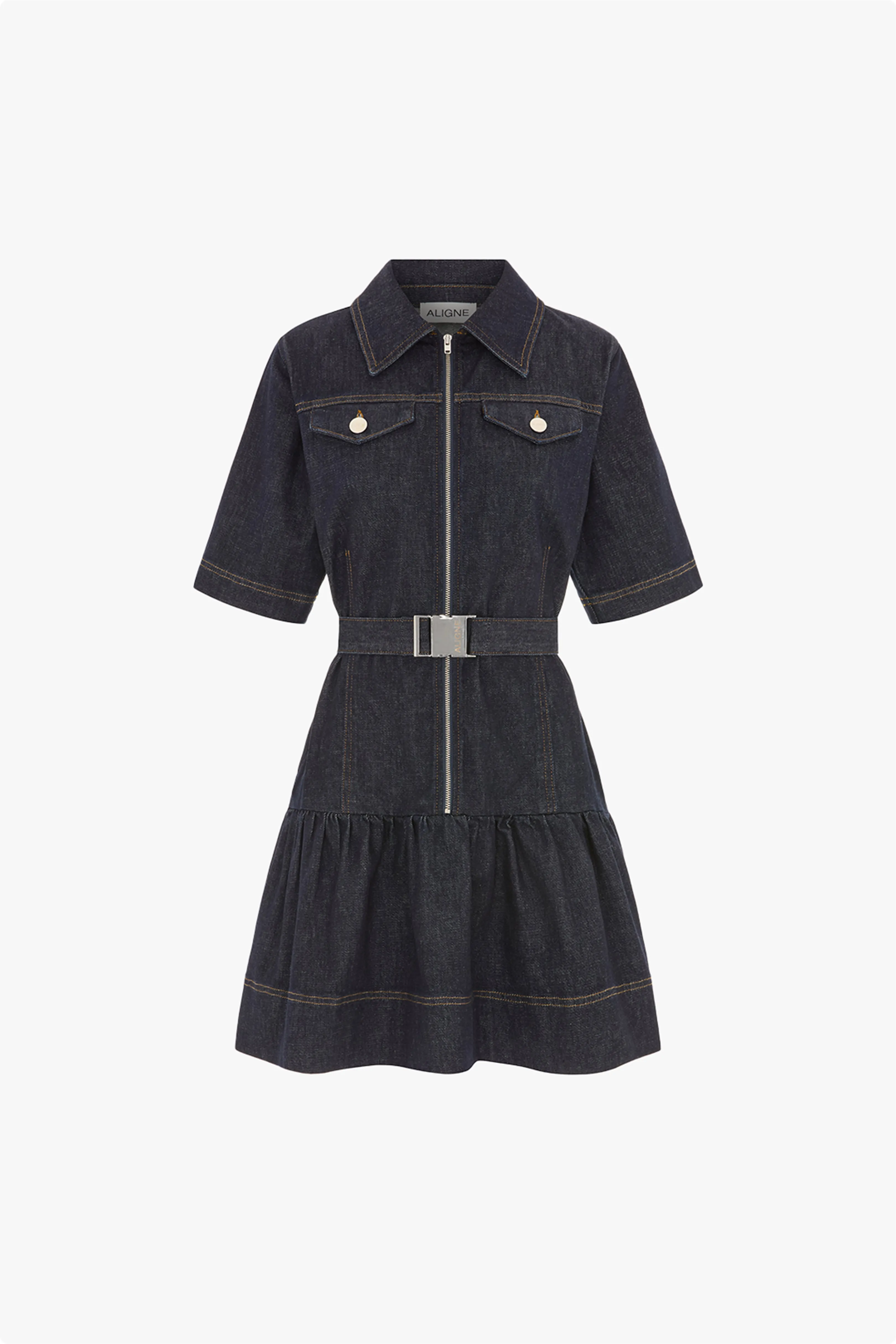 Amanda Denim Mini Dress sold by Aligne product image thumbnail 5