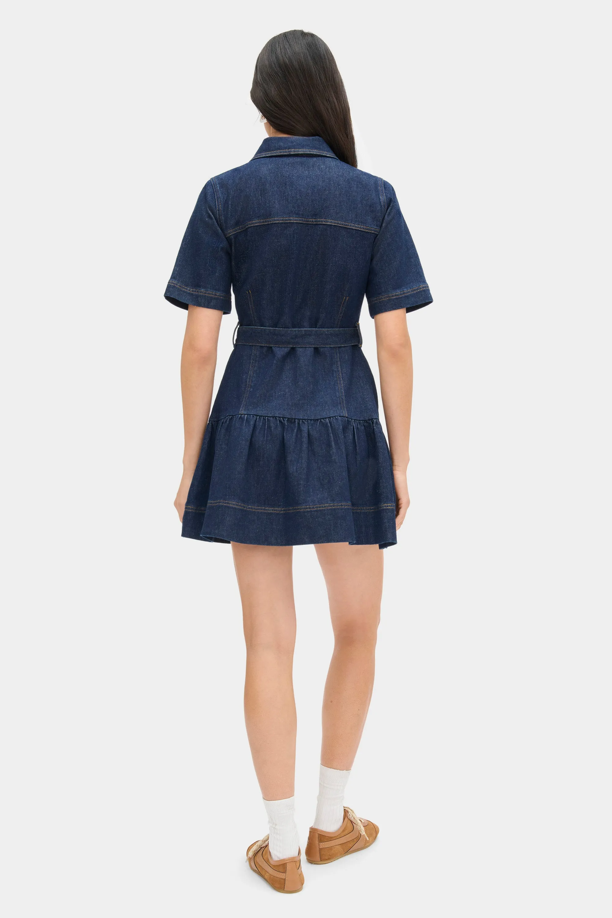 Amanda Denim Mini Dress sold by Aligne product image thumbnail 4