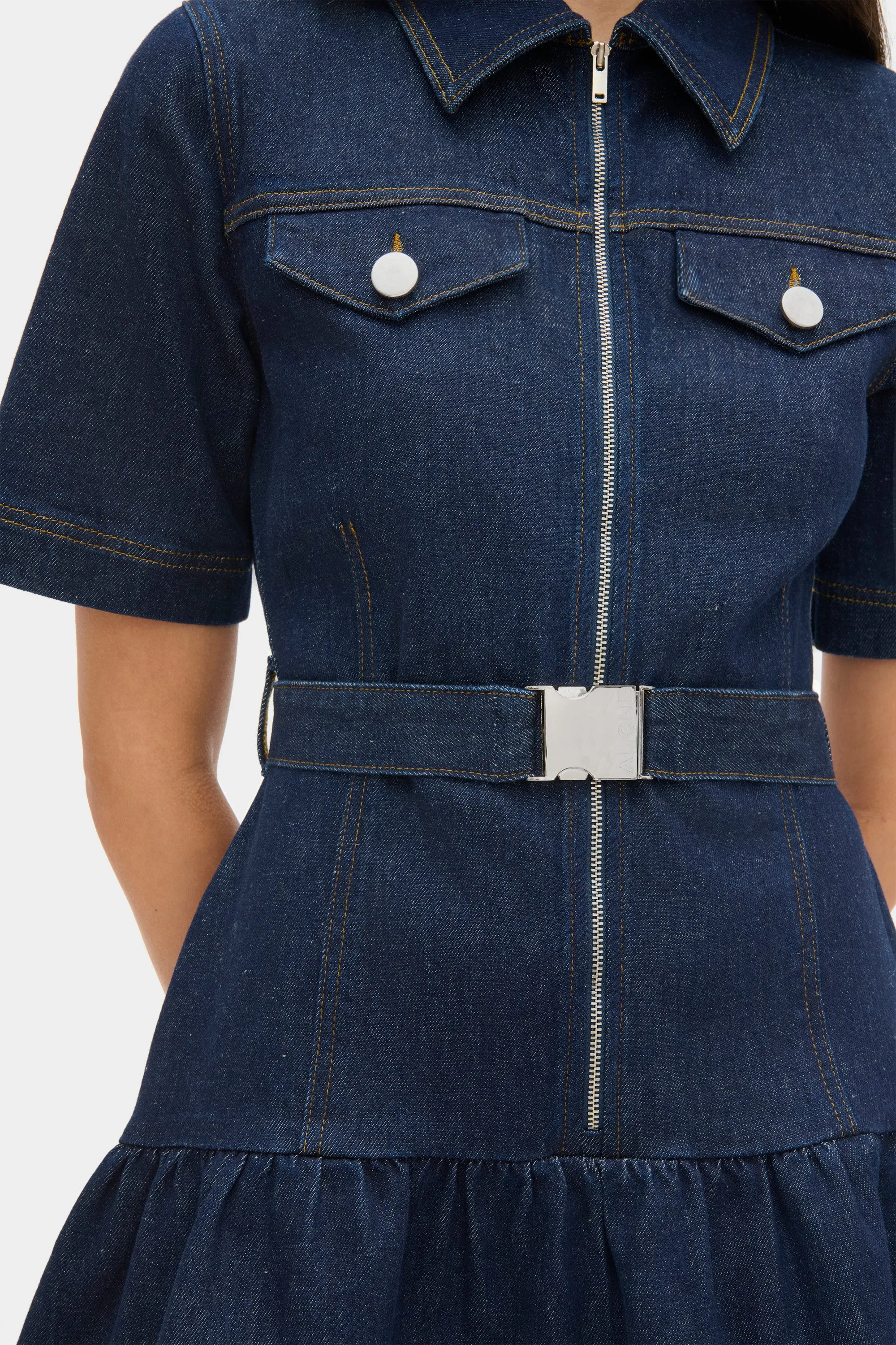 Amanda Denim Mini Dress sold by Aligne product image thumbnail 3