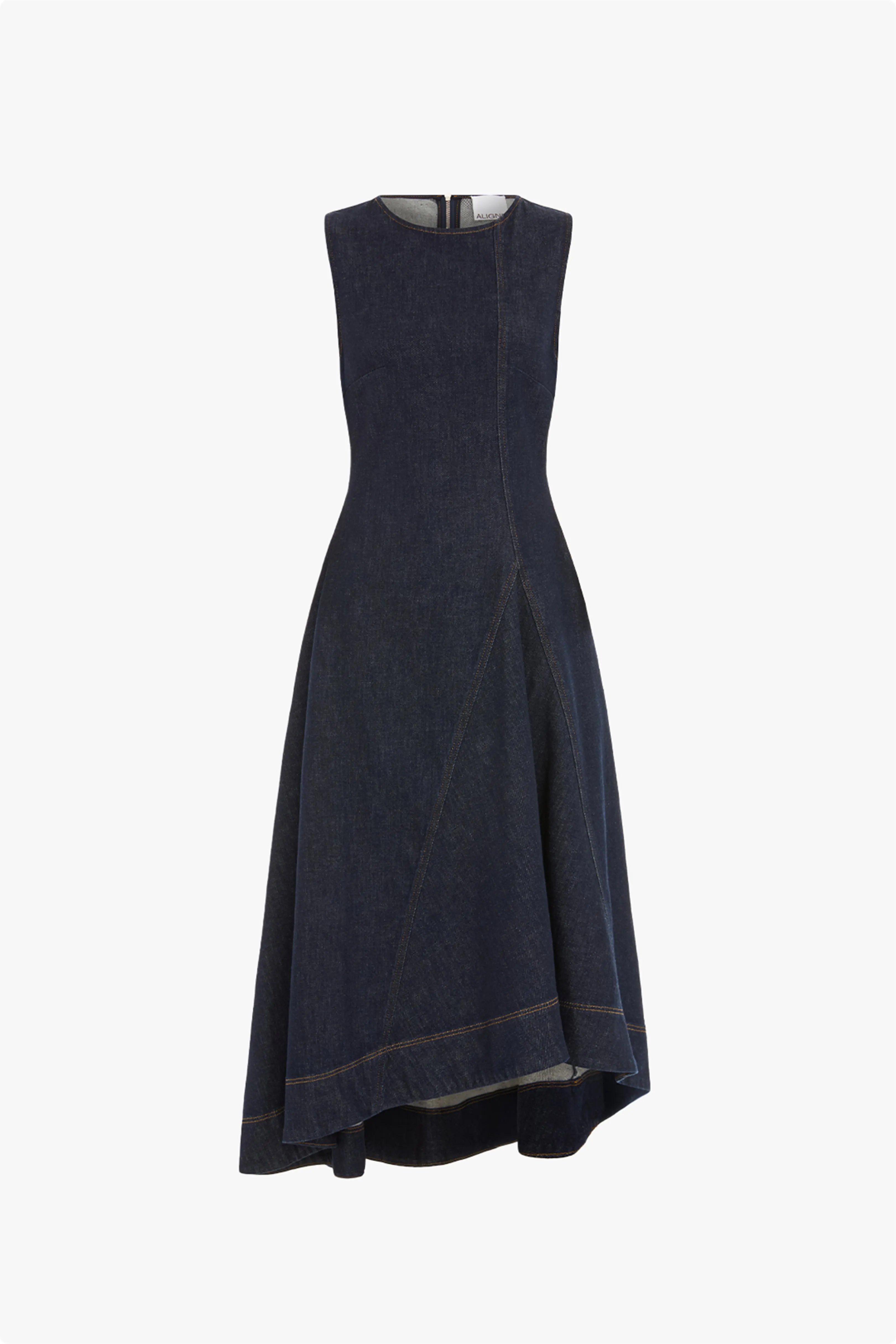 Liberty Sleeveless Denim Midi Dress sold by Aligne product image thumbnail 5
