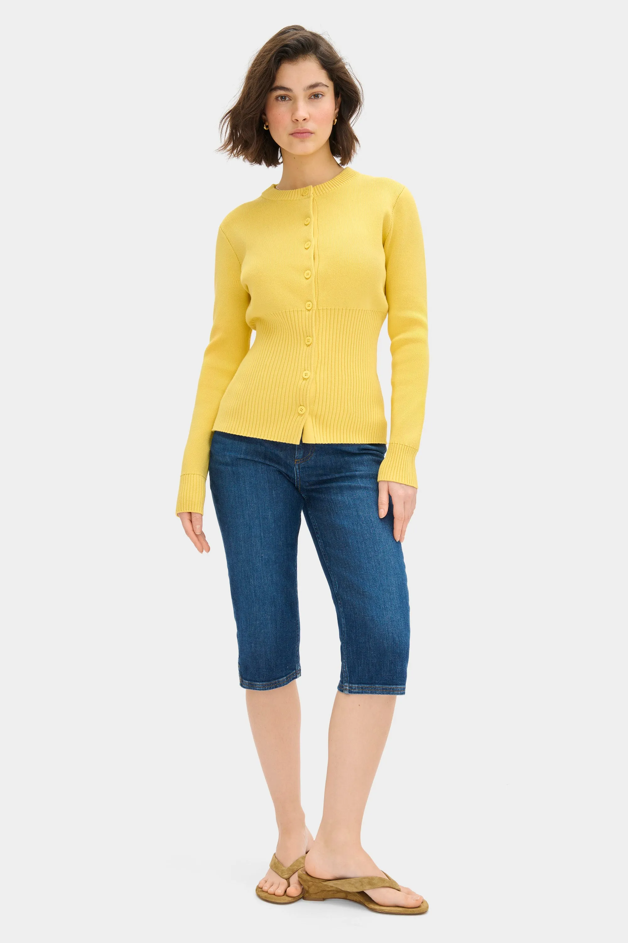 Ruby Ribbed Knitted Cardigan sold by Aligne product image thumbnail 2