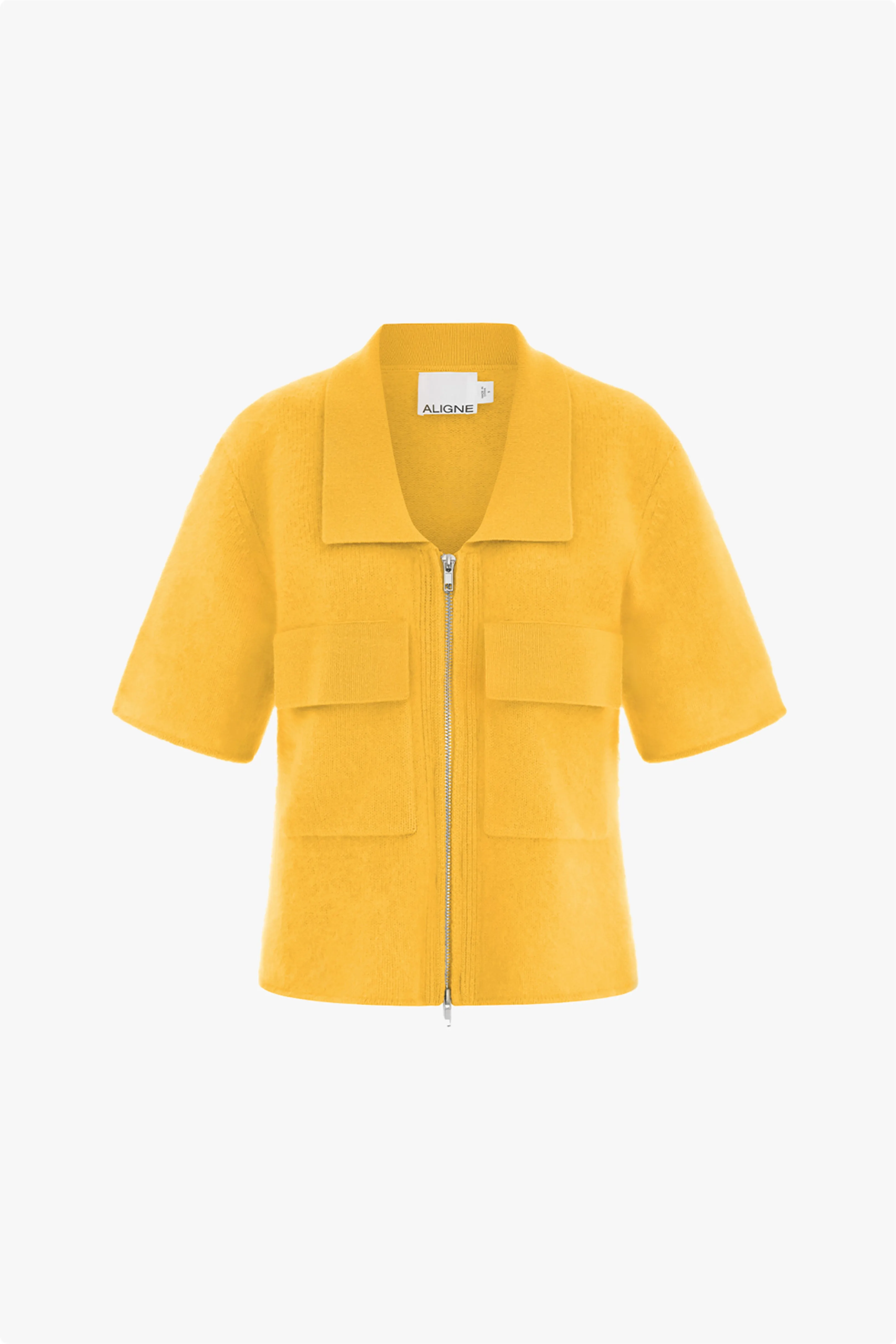 Erika Zip Up Knitted Shirt sold by Aligne product image thumbnail 5