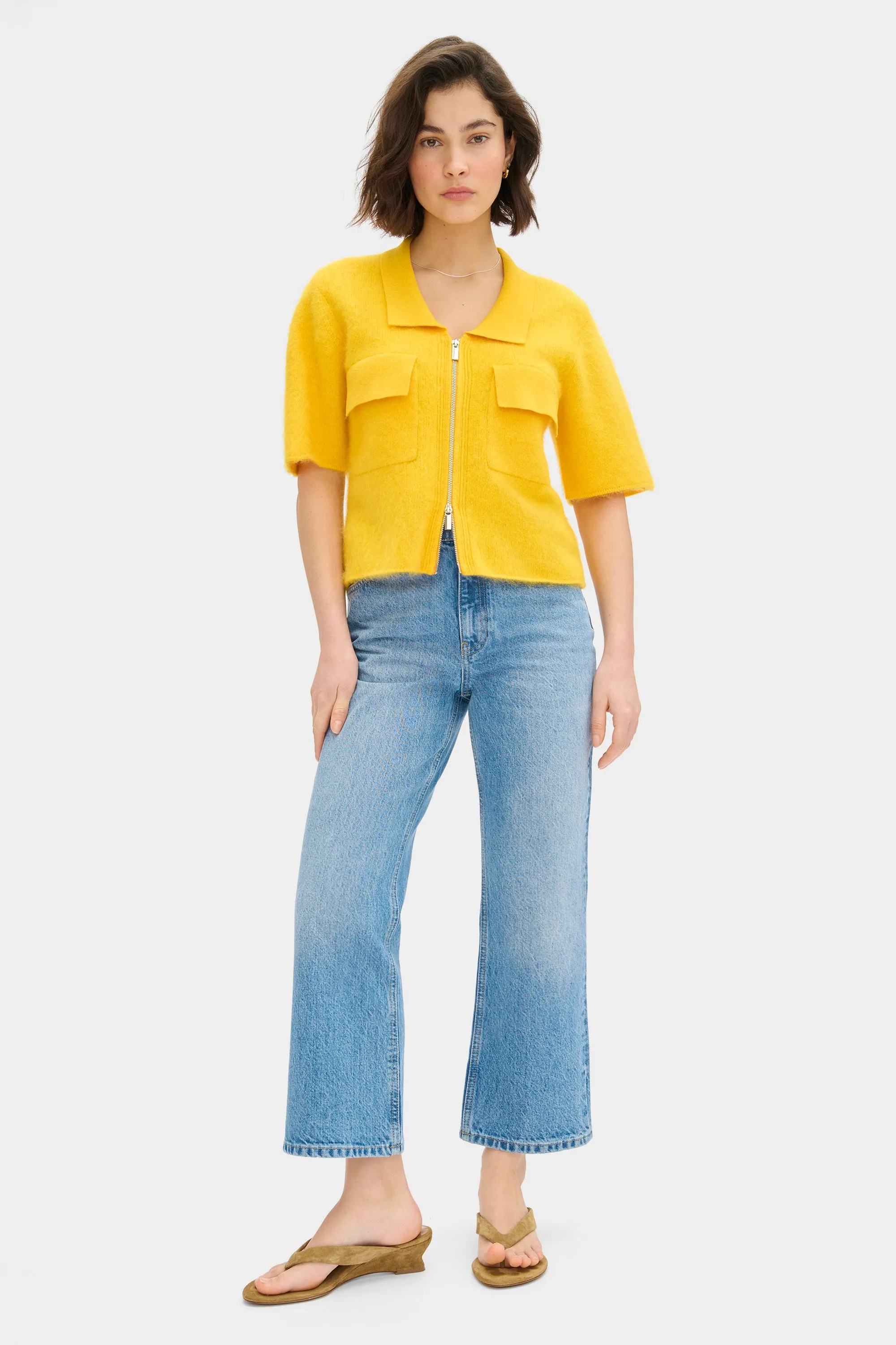 Erika Zip Up Knitted Shirt sold by Aligne product image thumbnail 2