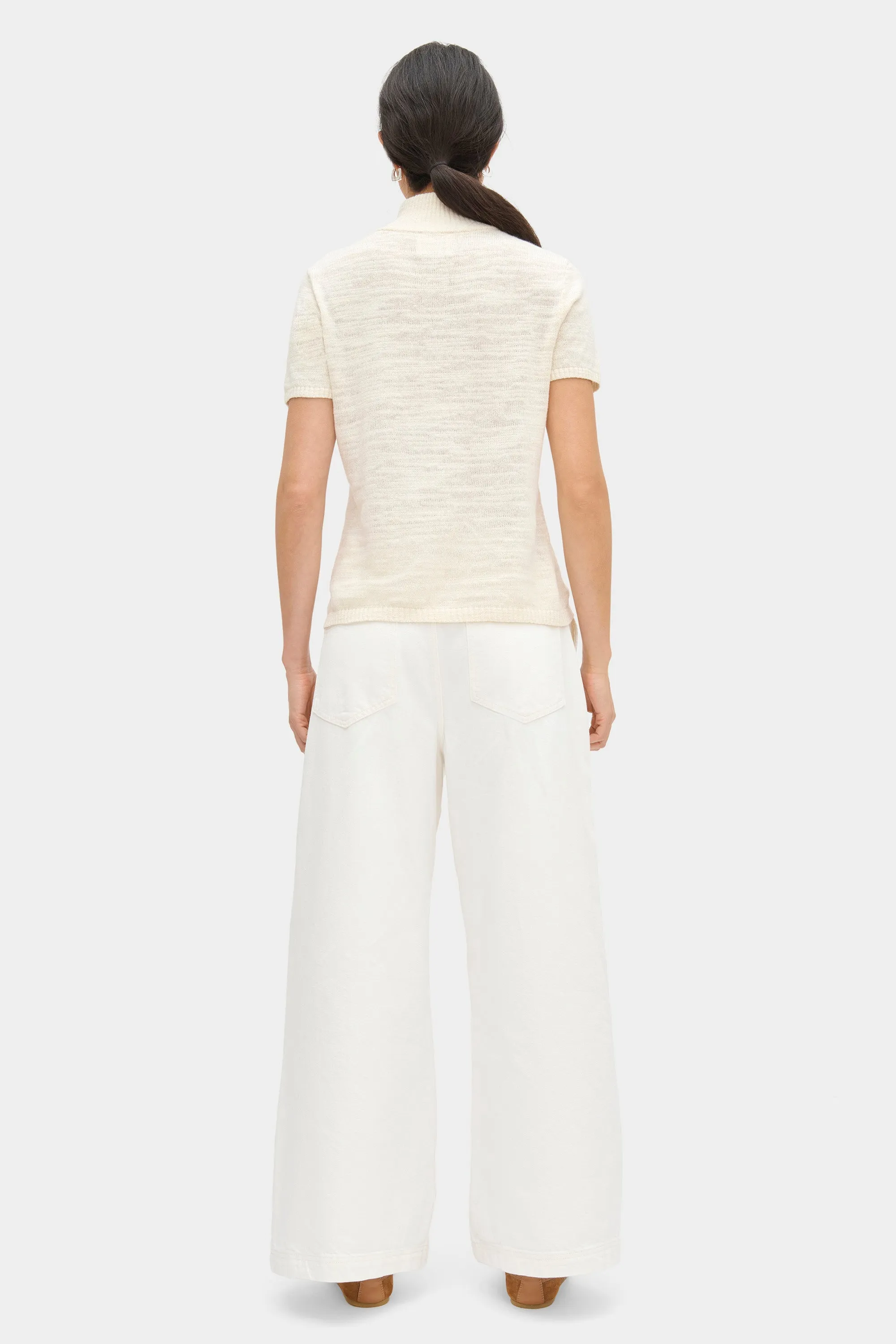 Stevie Linen Turtleneck Knitted Top sold by Aligne product image thumbnail 4