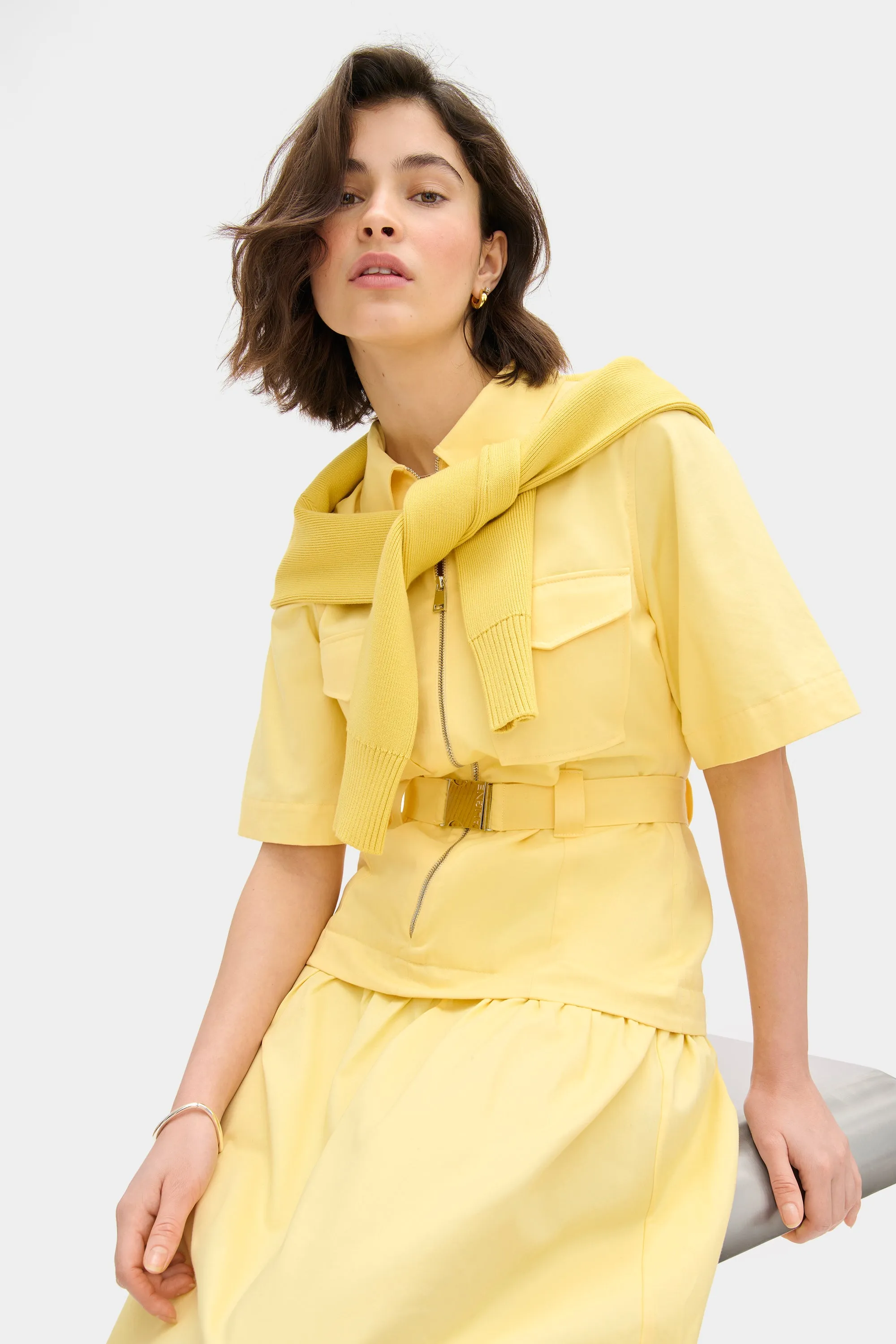 Pearl Belted Midi Dress sold by Aligne product image thumbnail 2