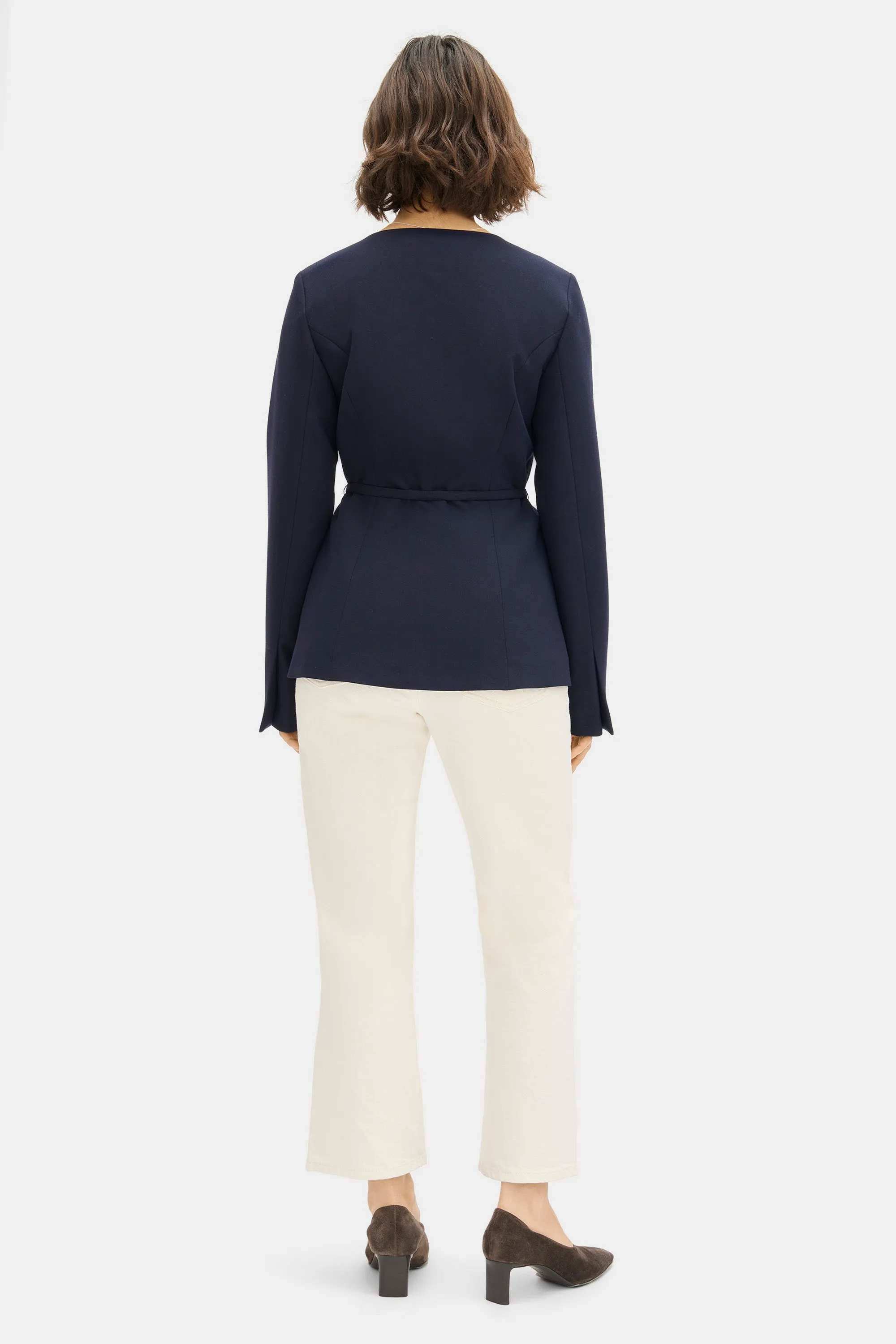 Parker V Neck Tie Blazer sold by Aligne product image thumbnail 4